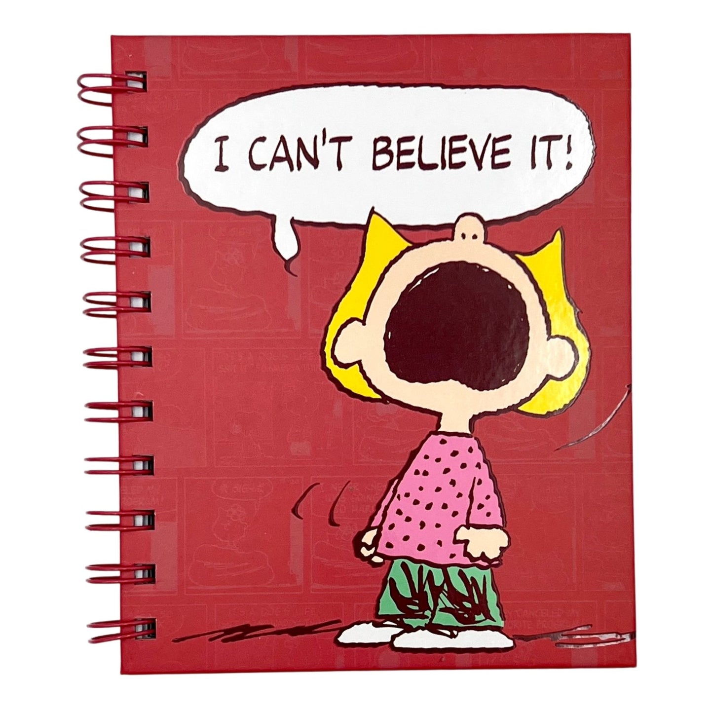 Libreta A6 Snoopy rojo