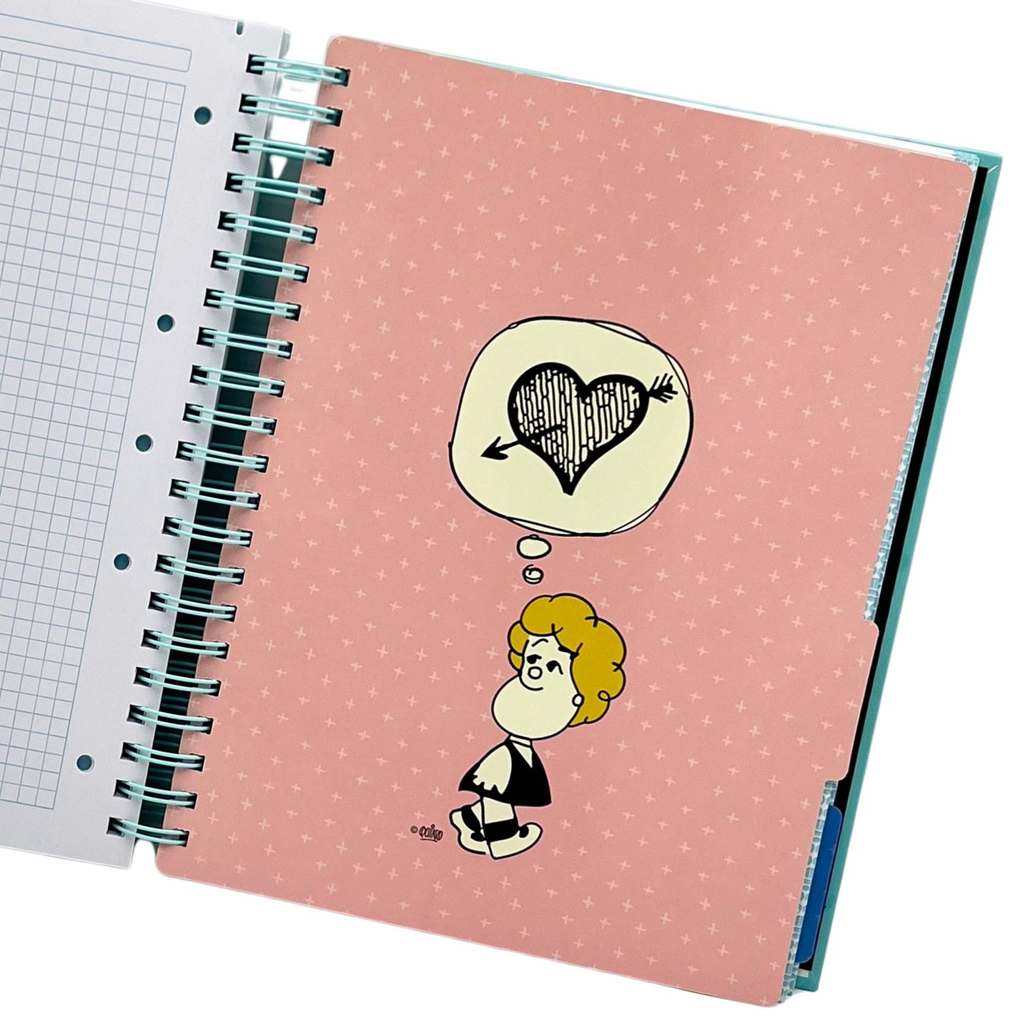 Cuaderno A4 Mafalda modelo 4 rojo