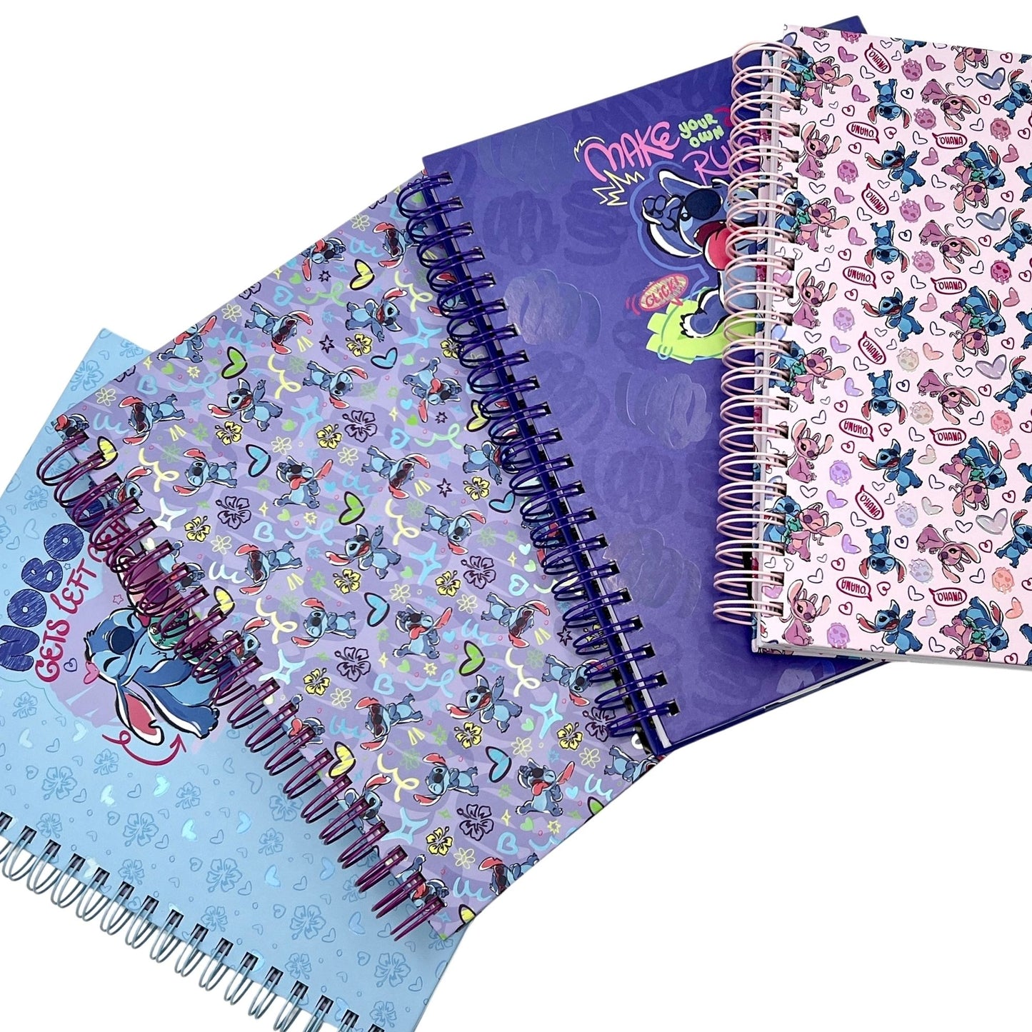 Cuaderno A4 Stitch celeste