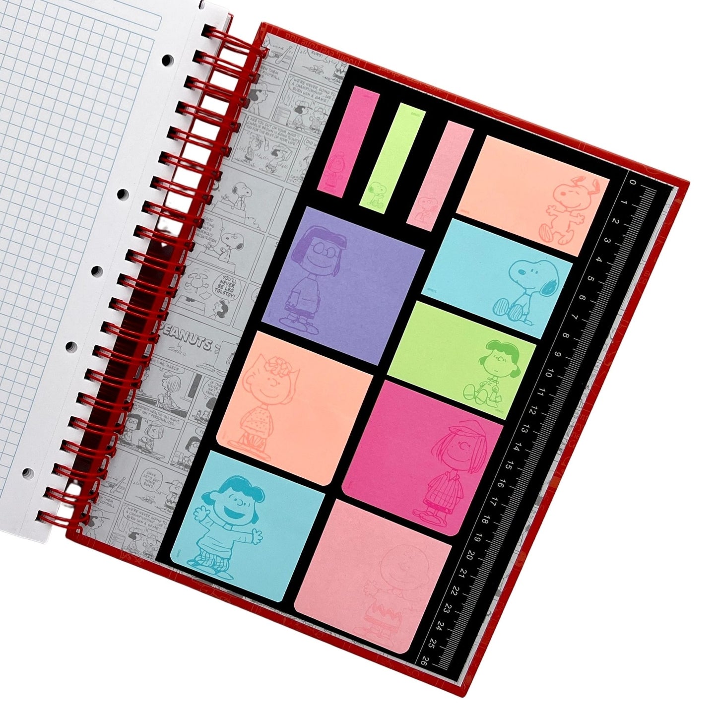 Cuaderno Snoopy A4 fucsia
