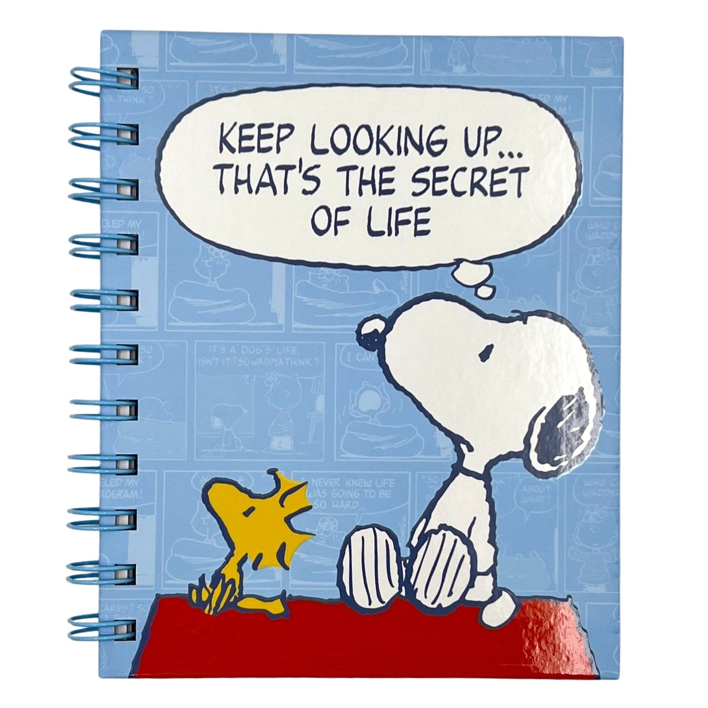 Libreta A6 Snoopy celeste