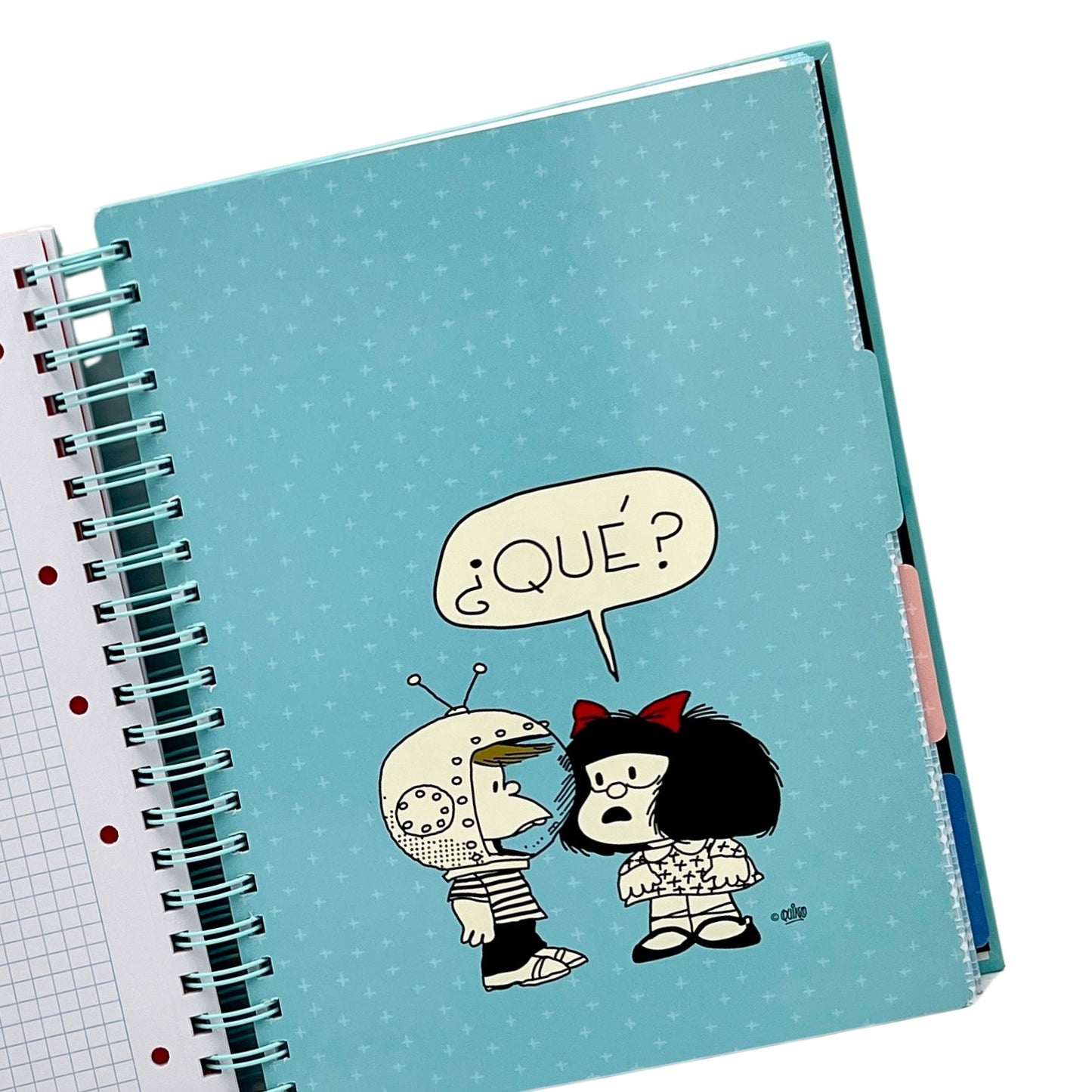 Cuaderno A4 Mafalda modelo 3 azul