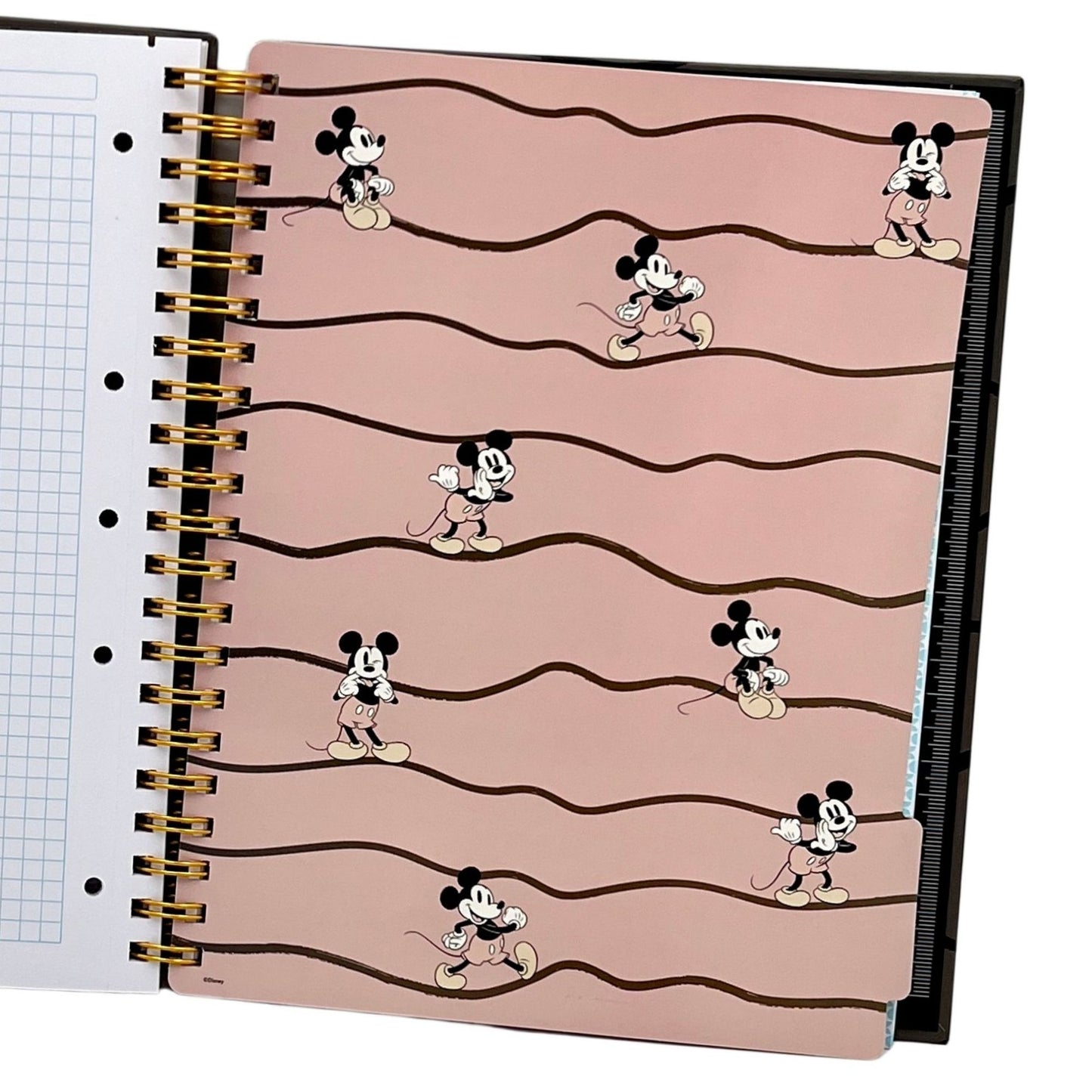 Cuaderno A4 Disney minnie rosado con puntos