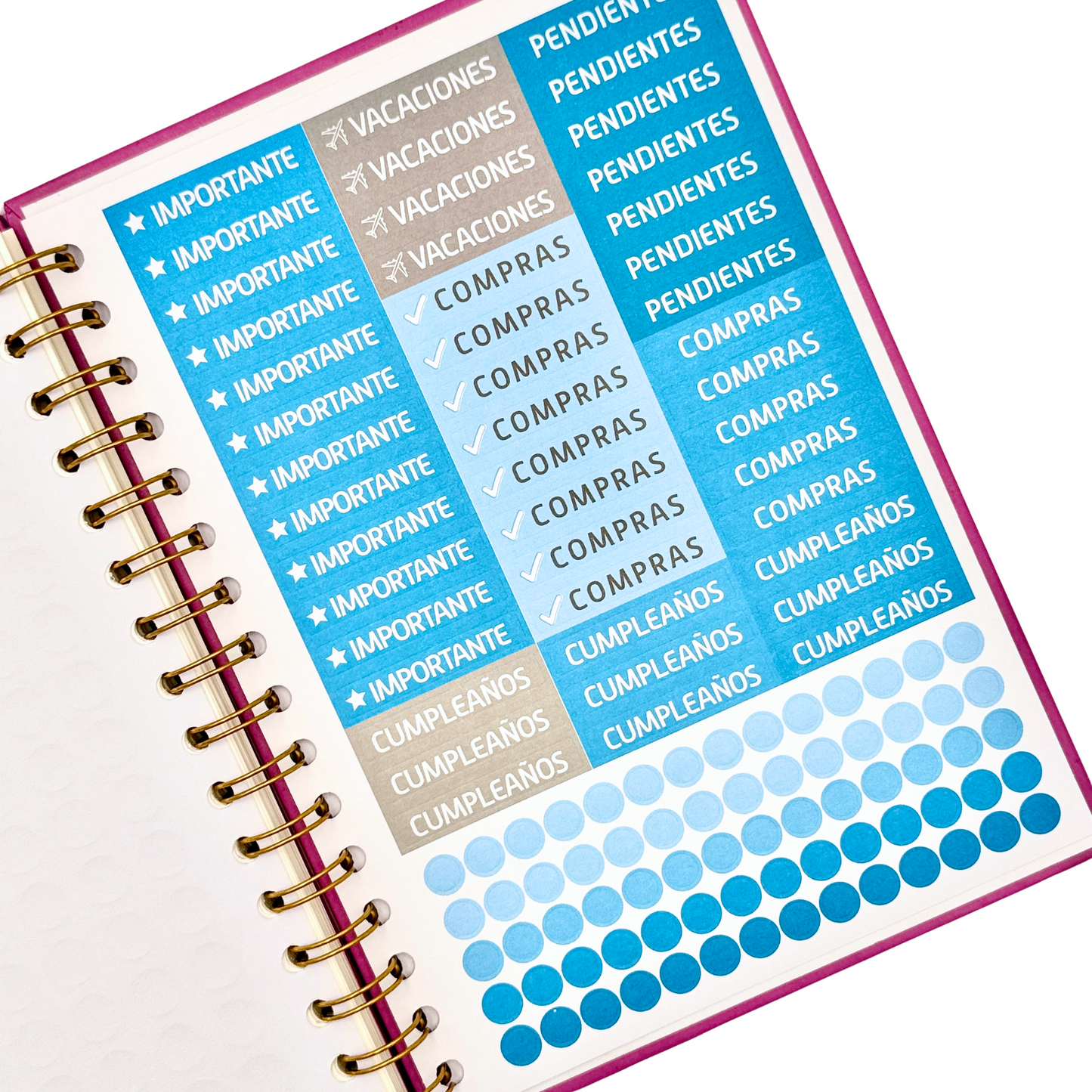 Agenda Minimal 2026 (fucsia)