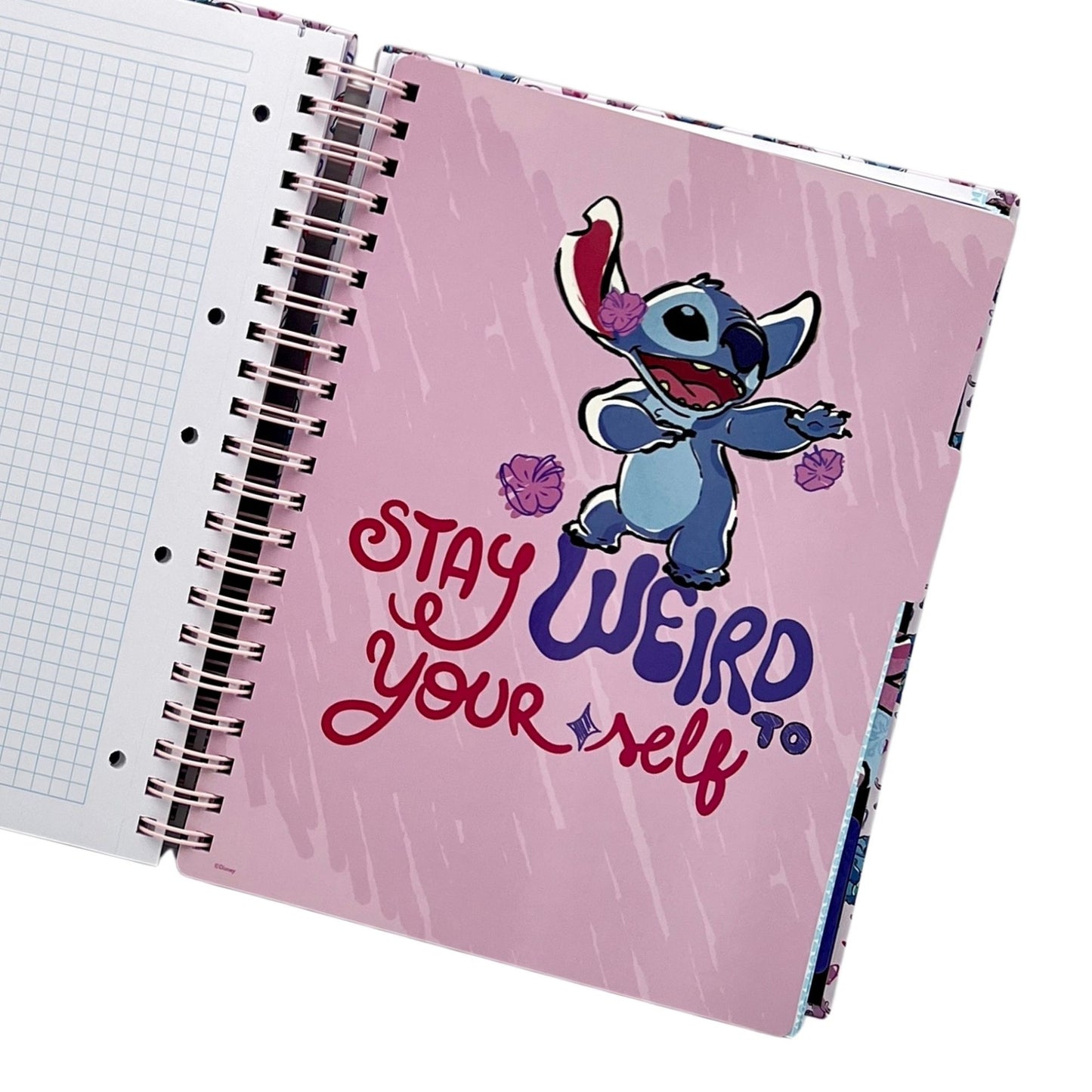 Cuaderno A4 Stitch azul oscuro