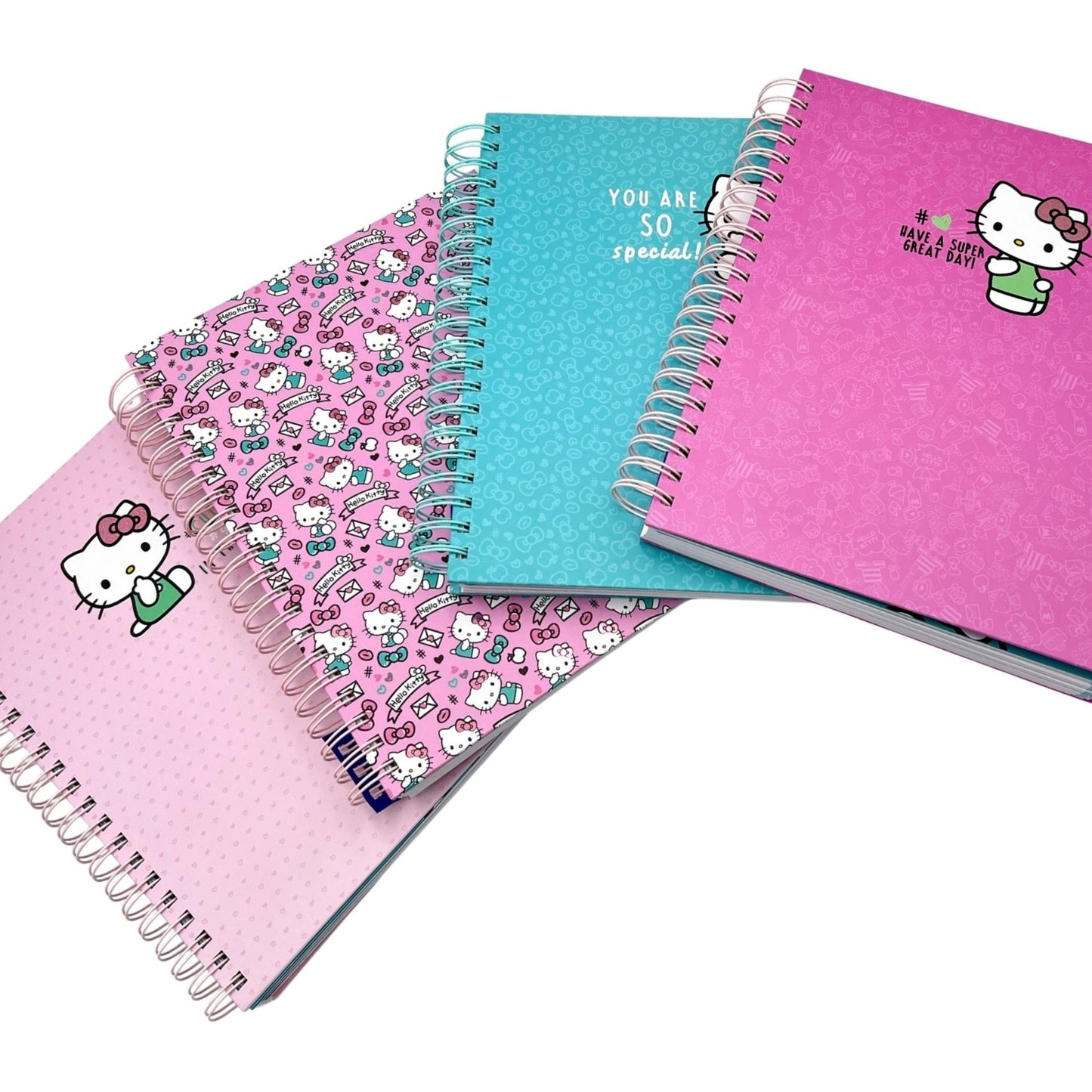 Cuaderno A4 Hello Kitty modelo 3 celeste