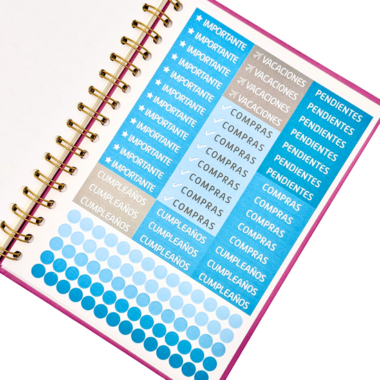 Agenda Minimal 2026 (fucsia)