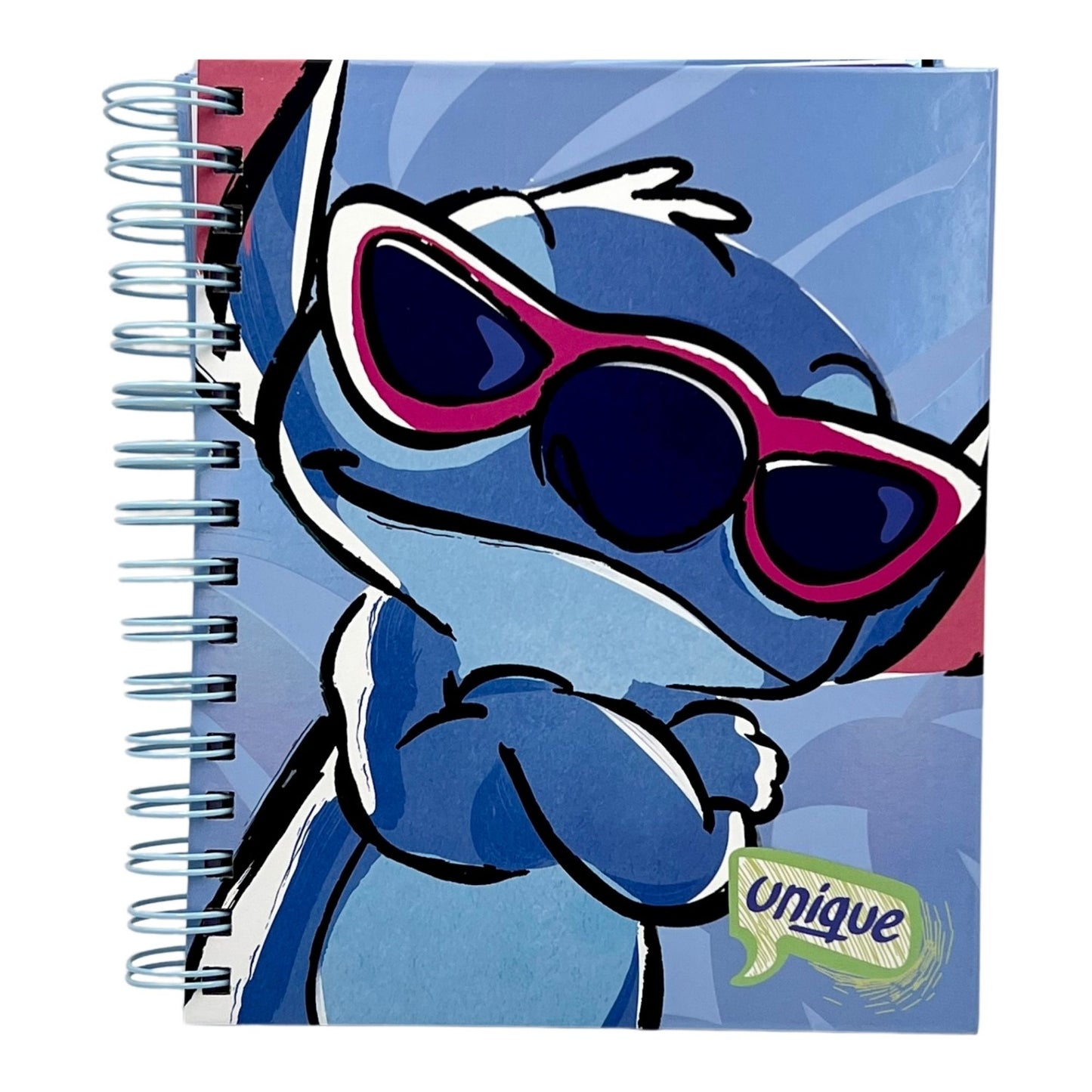 Cuaderno A5 Stitch celeste