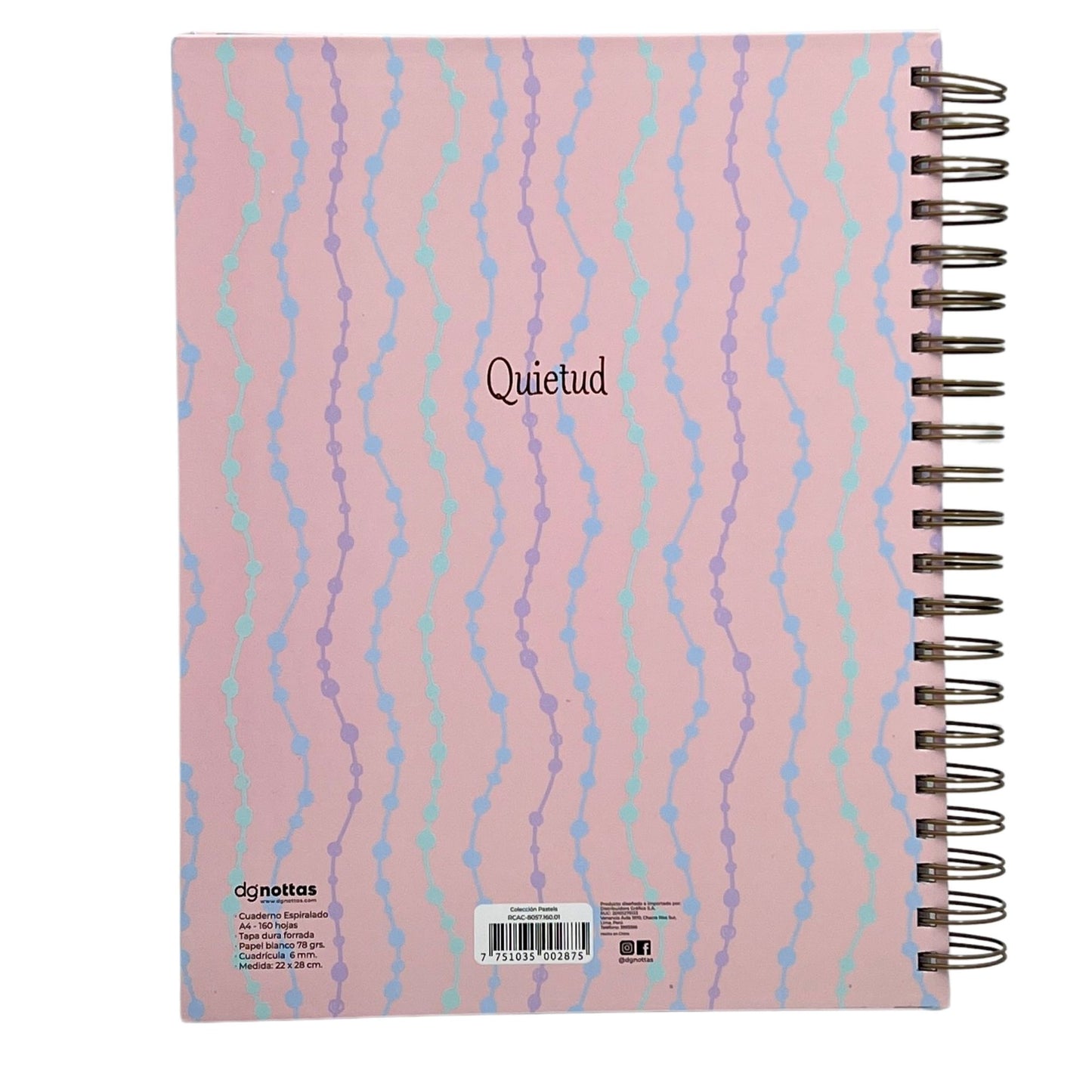Cuaderno A4 Pastel rosado