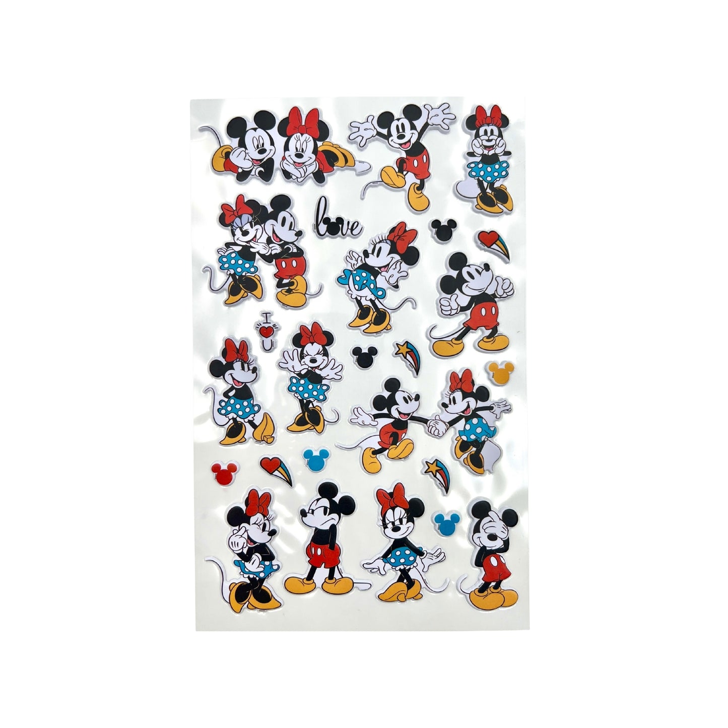 STICKERS PUFFY MICKEY Y MINNIE