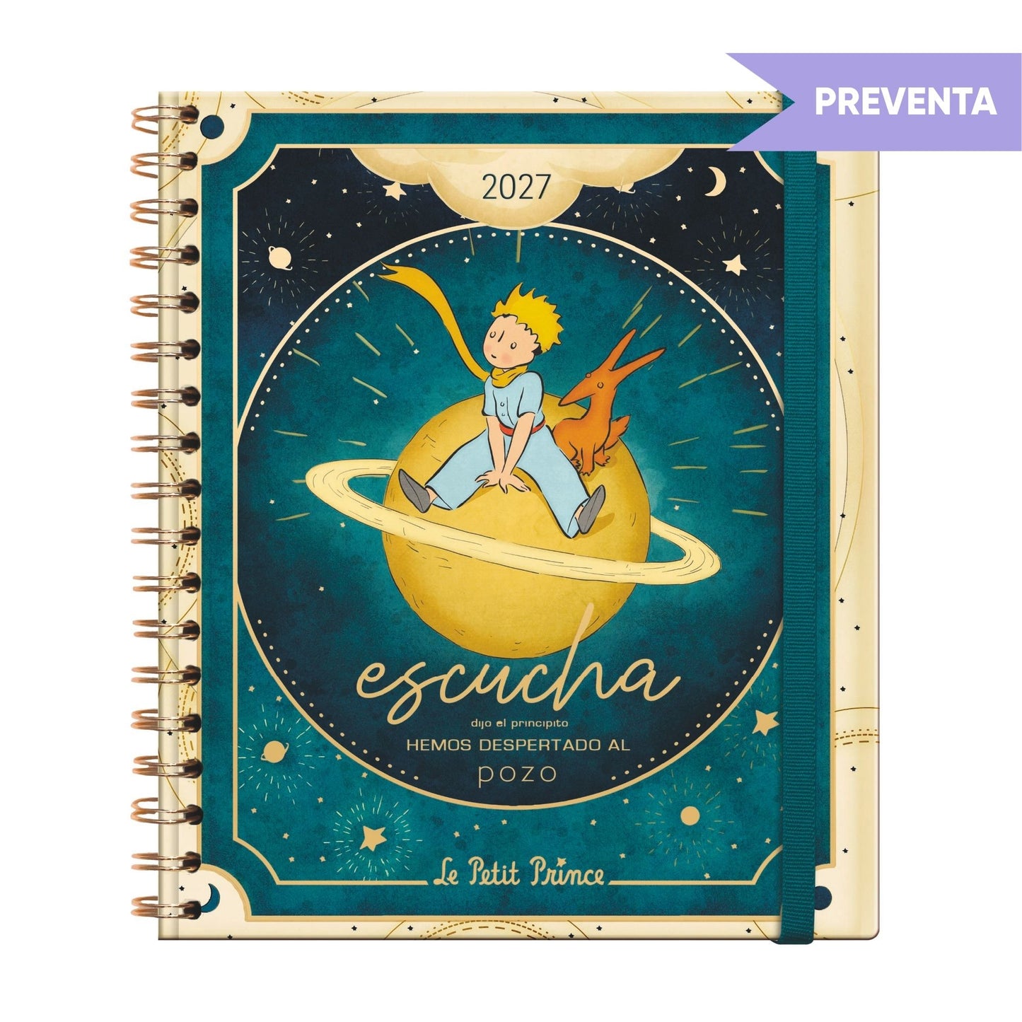 Agenda PP 2027 Principito escritorio espiralada