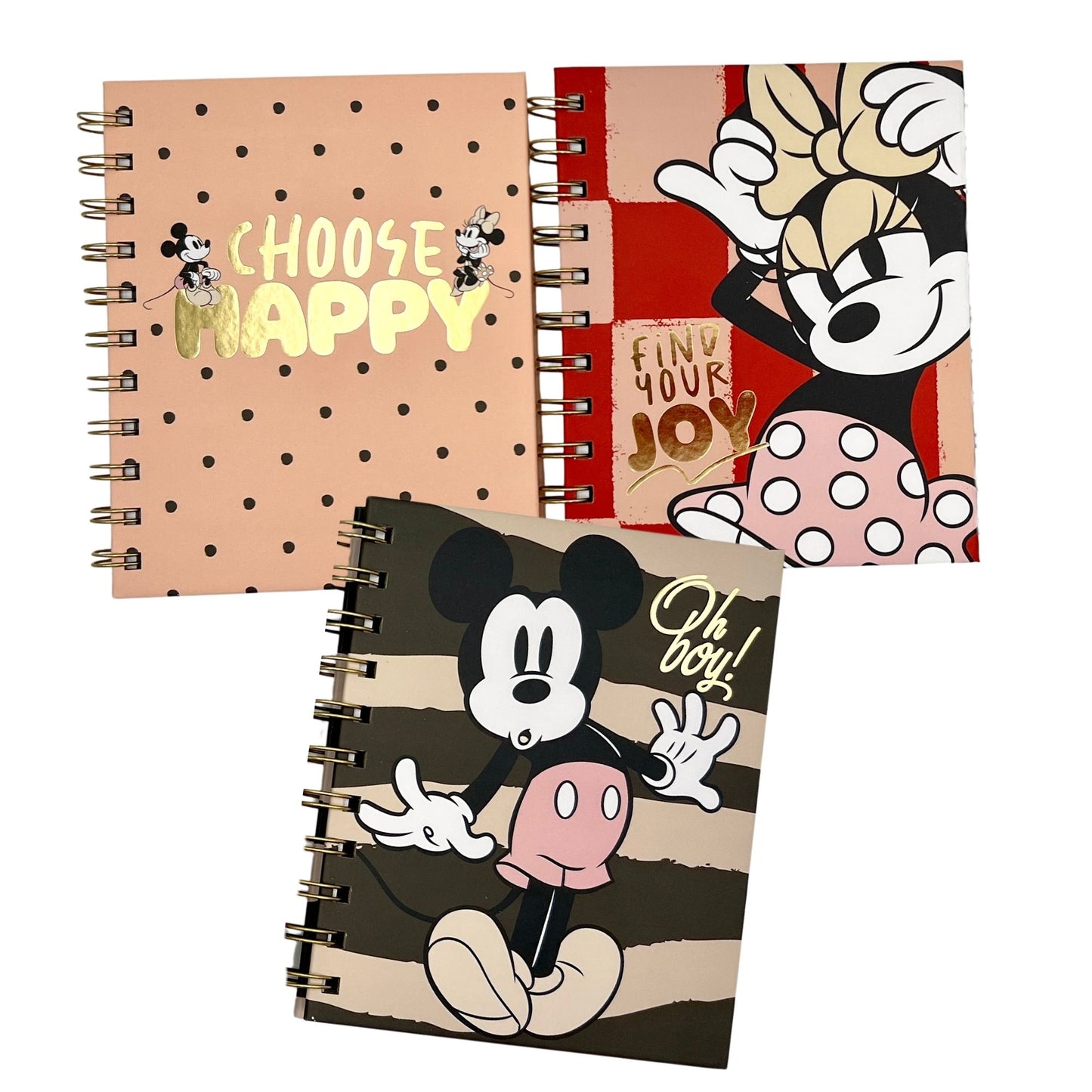 Libreta A6 Disney minnie rojo y crema
