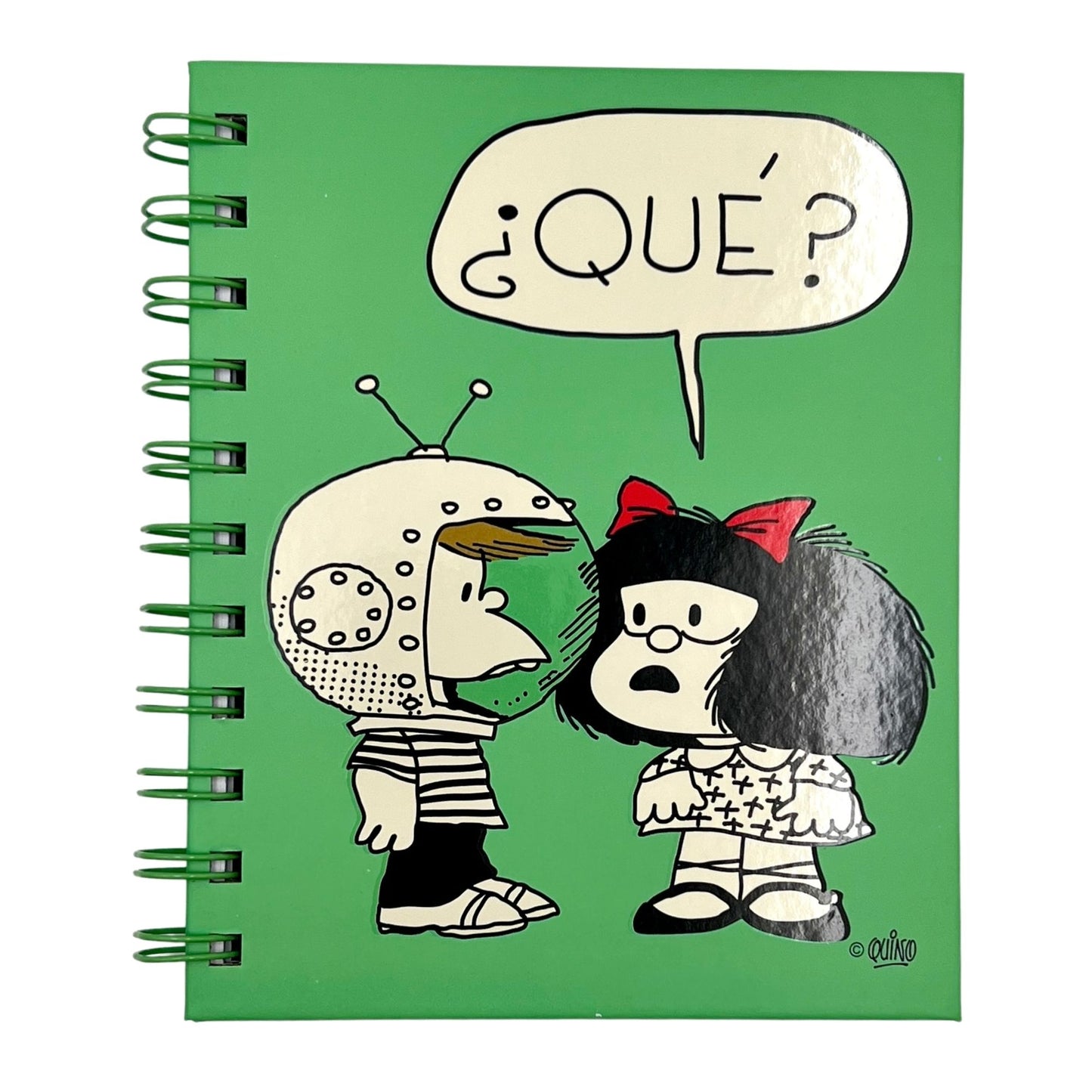Libreta A6 Mafalda verde