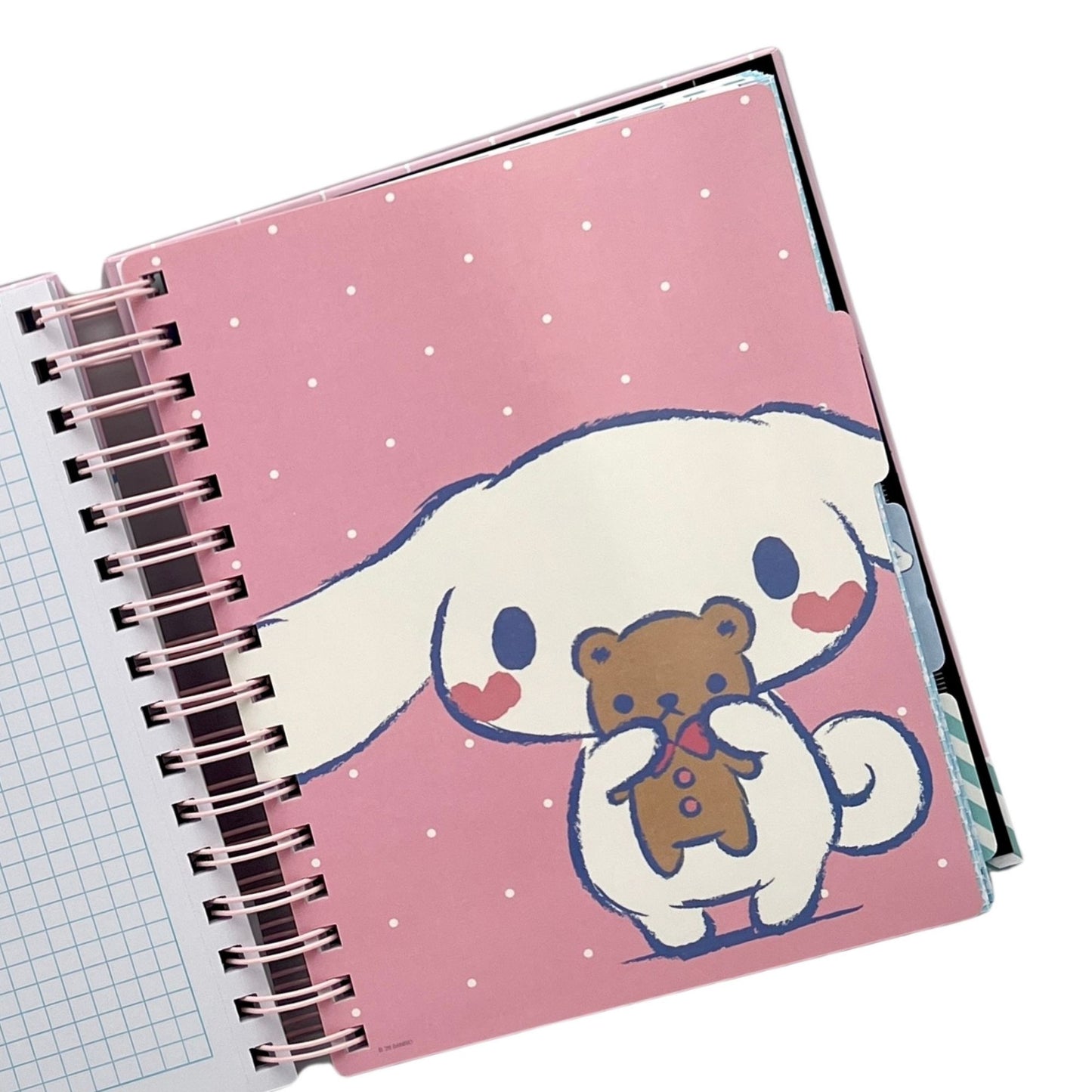 Cuaderno A5 Cinnamoroll modelo 1 rosado