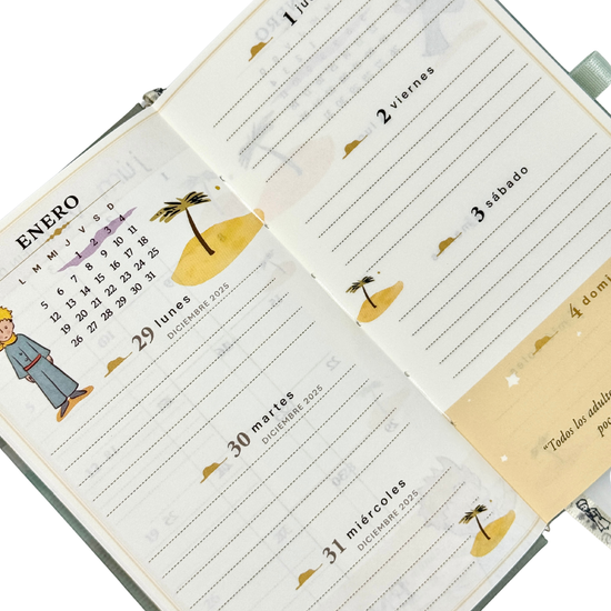 Agenda PP 2026 Principito Chequera