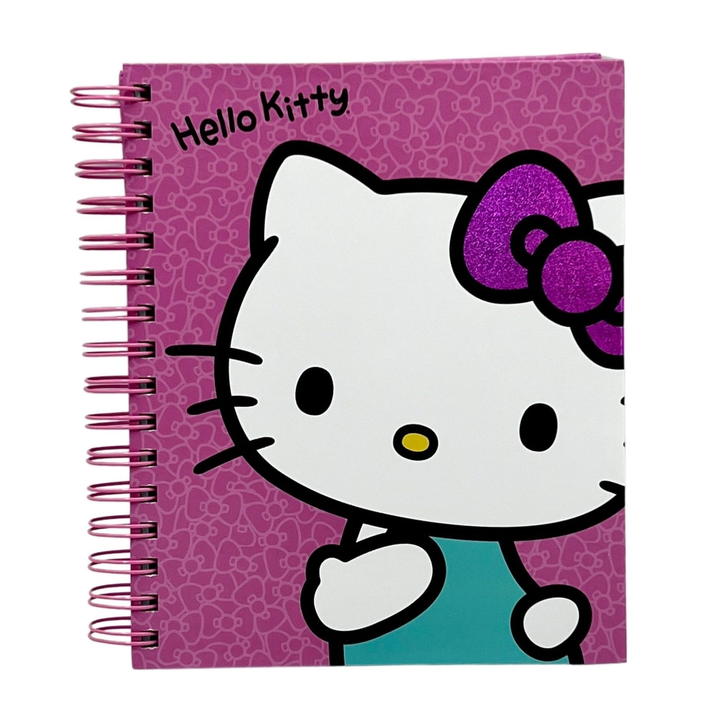 Cuaderno A5 Hello Kitty modelo 1 rosado oscuro