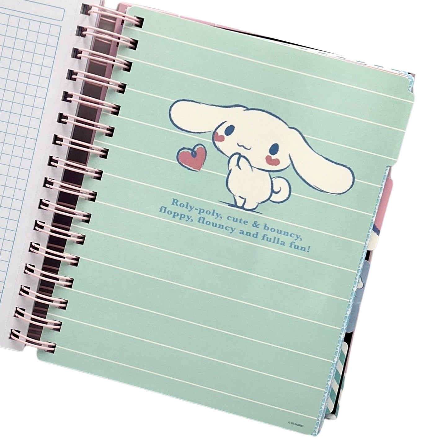 Cuaderno A4  Cinnamoroll modelo 1 celeste