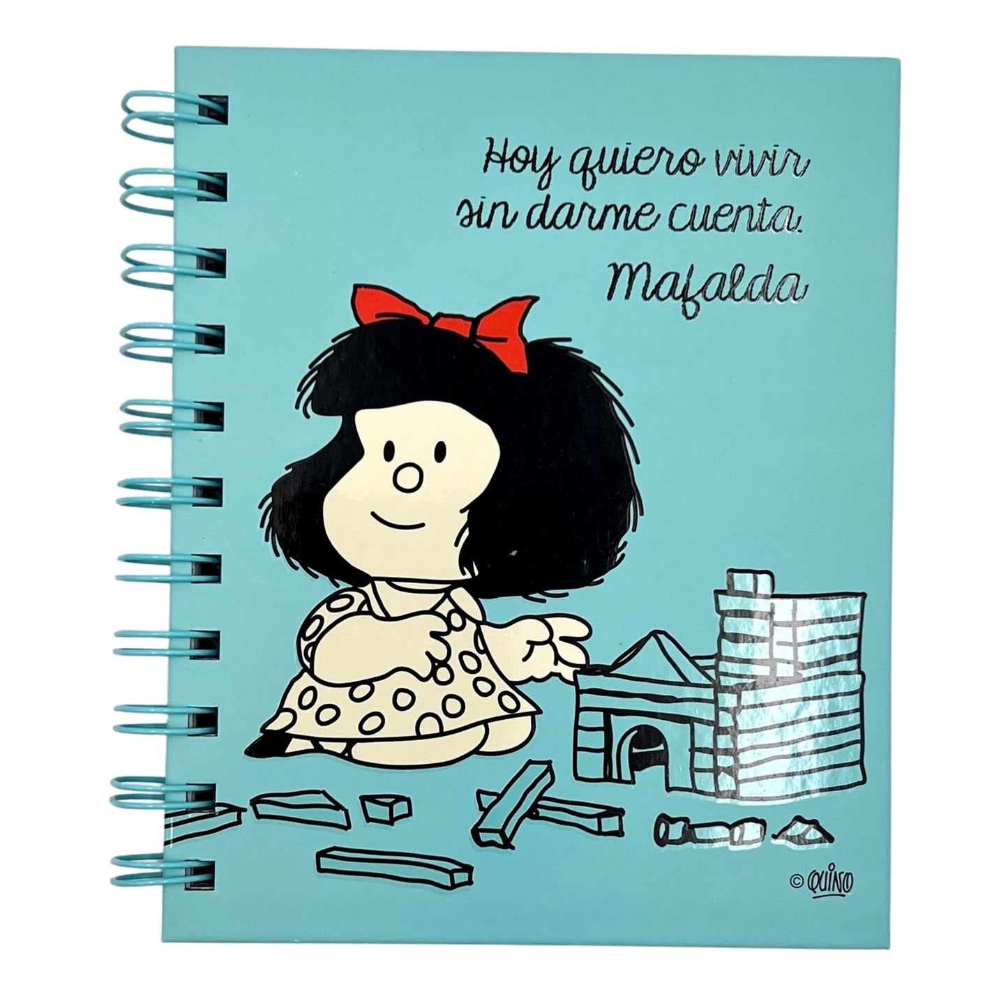 Libreta A6 Mafalda celeste