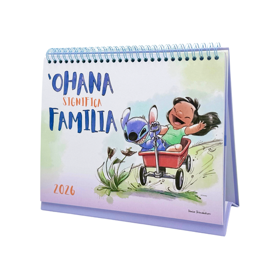 Calendario escritorio 2026 Stitch