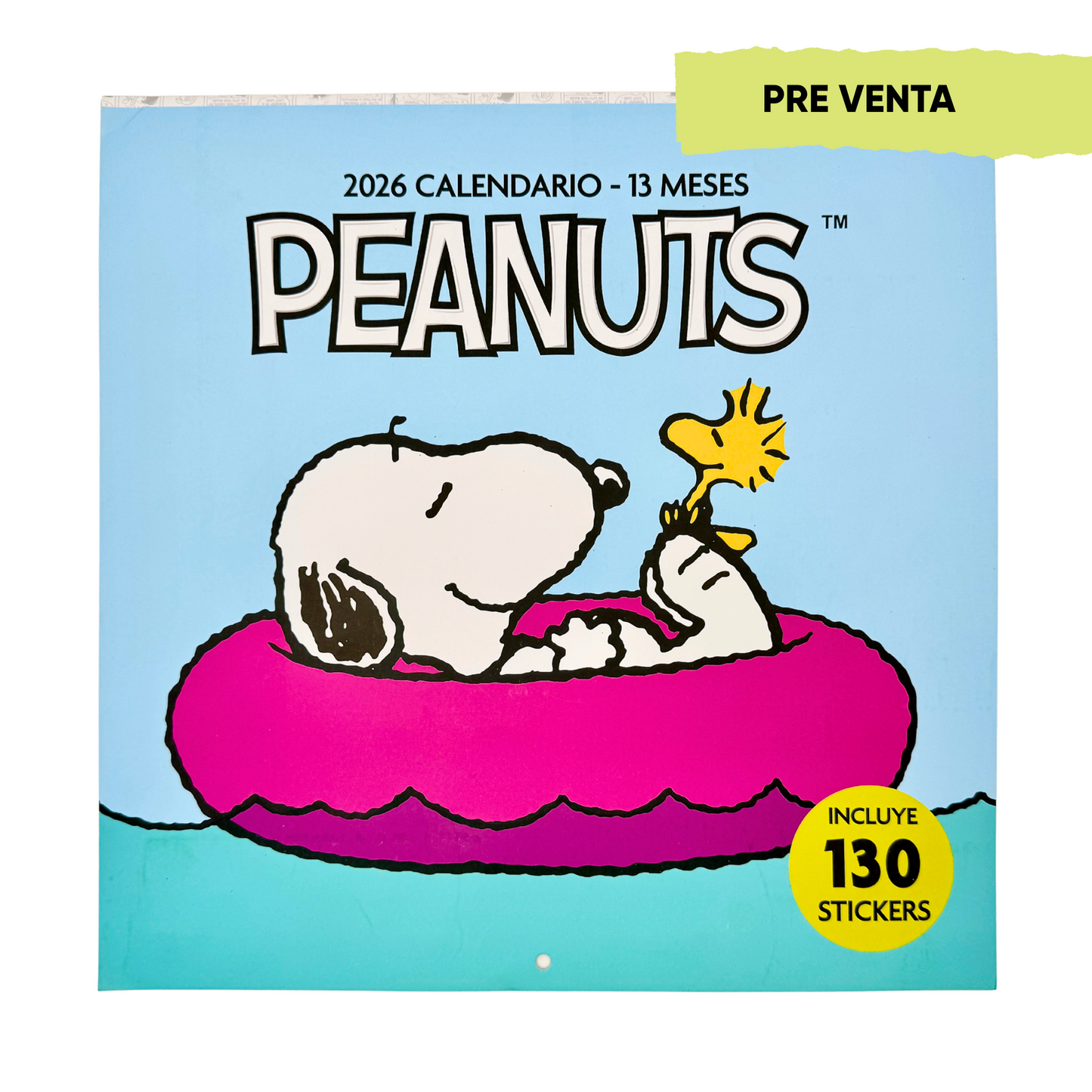 Calendario de Pared 2026 Snoopy