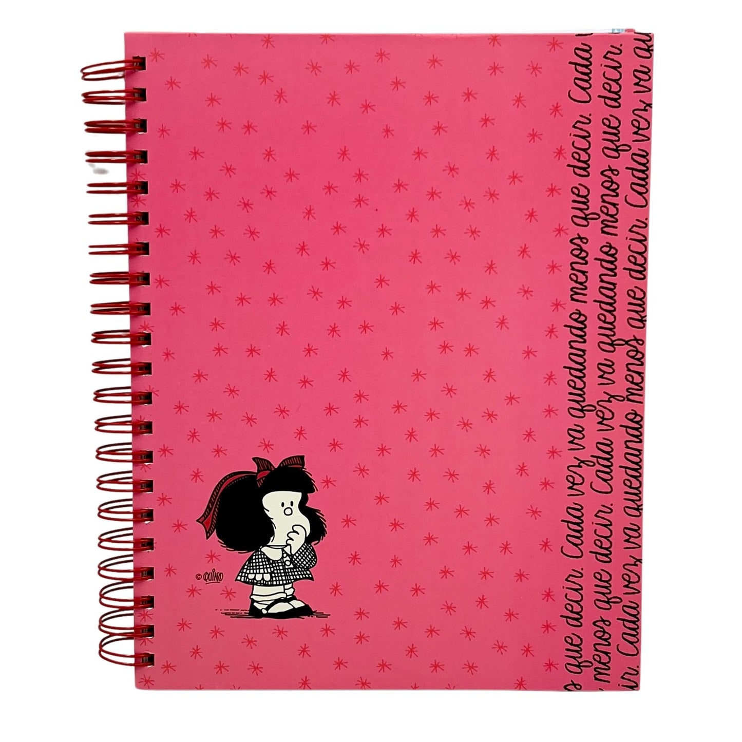 Cuaderno A4 Mafalda modelo 4 rojo