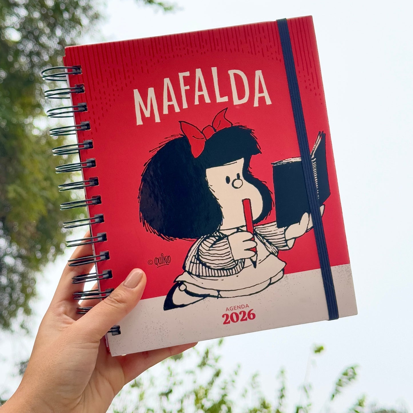 Agenda Mafalda 2026 (rojo)