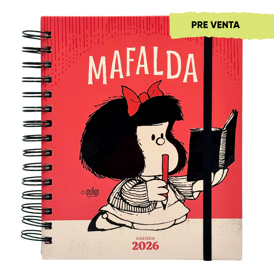 Agenda Mafalda 2026 (rojo)
