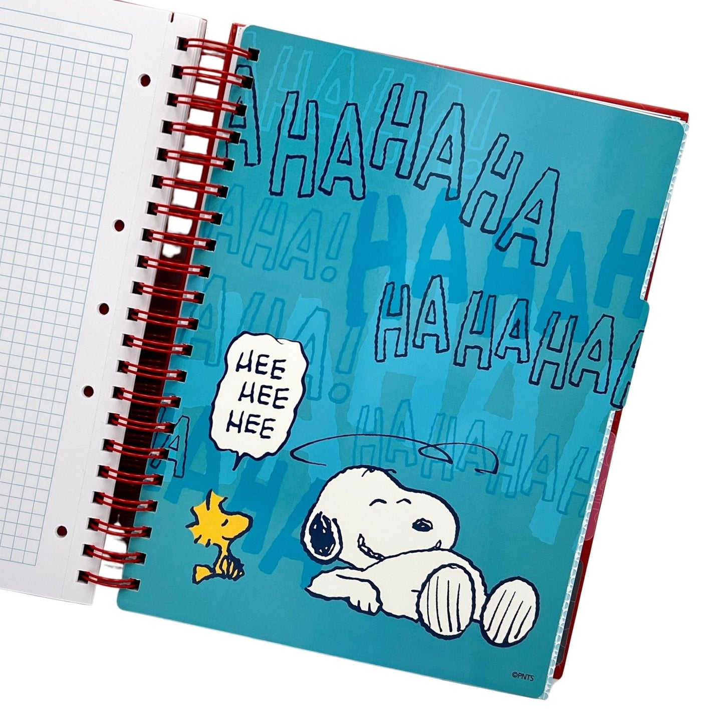 Cuaderno Snoopy A4 rojo