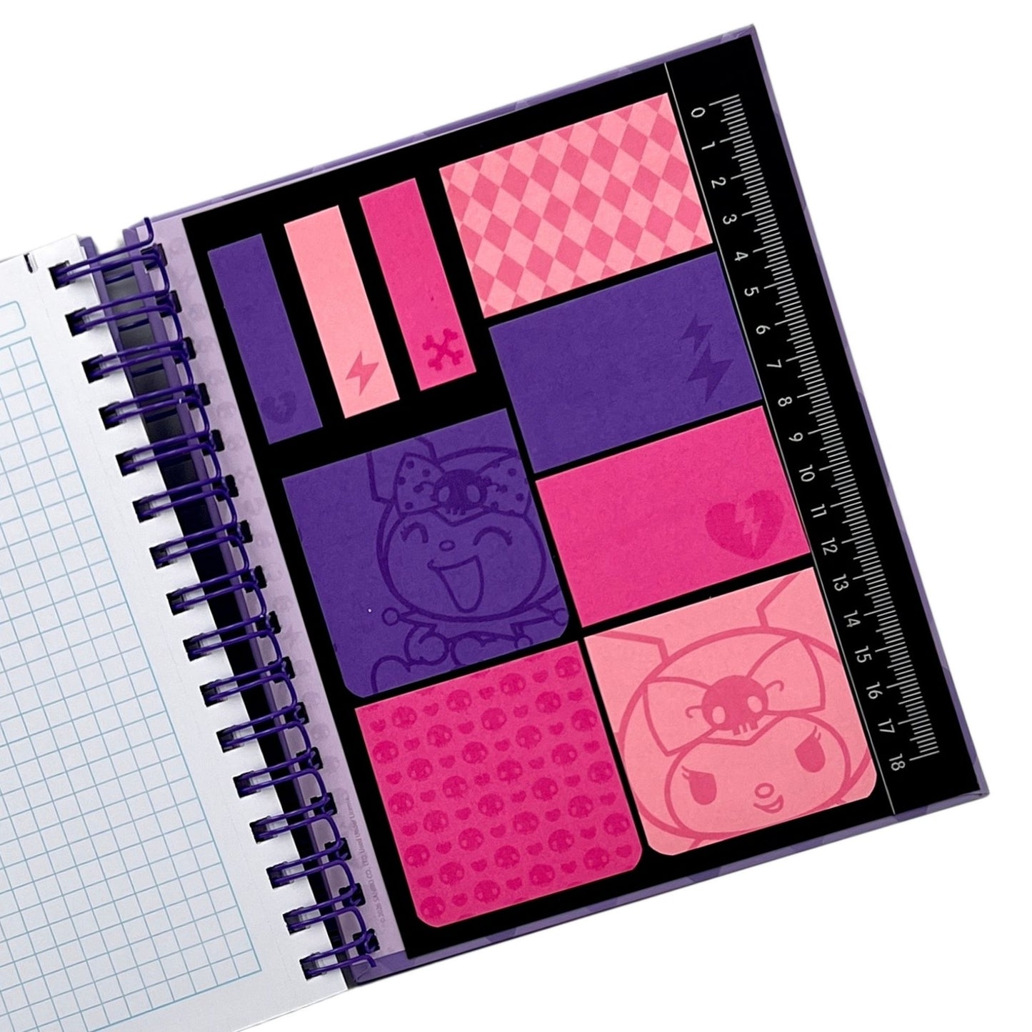 Cuaderno A5 Kuromi modelo 2 morado