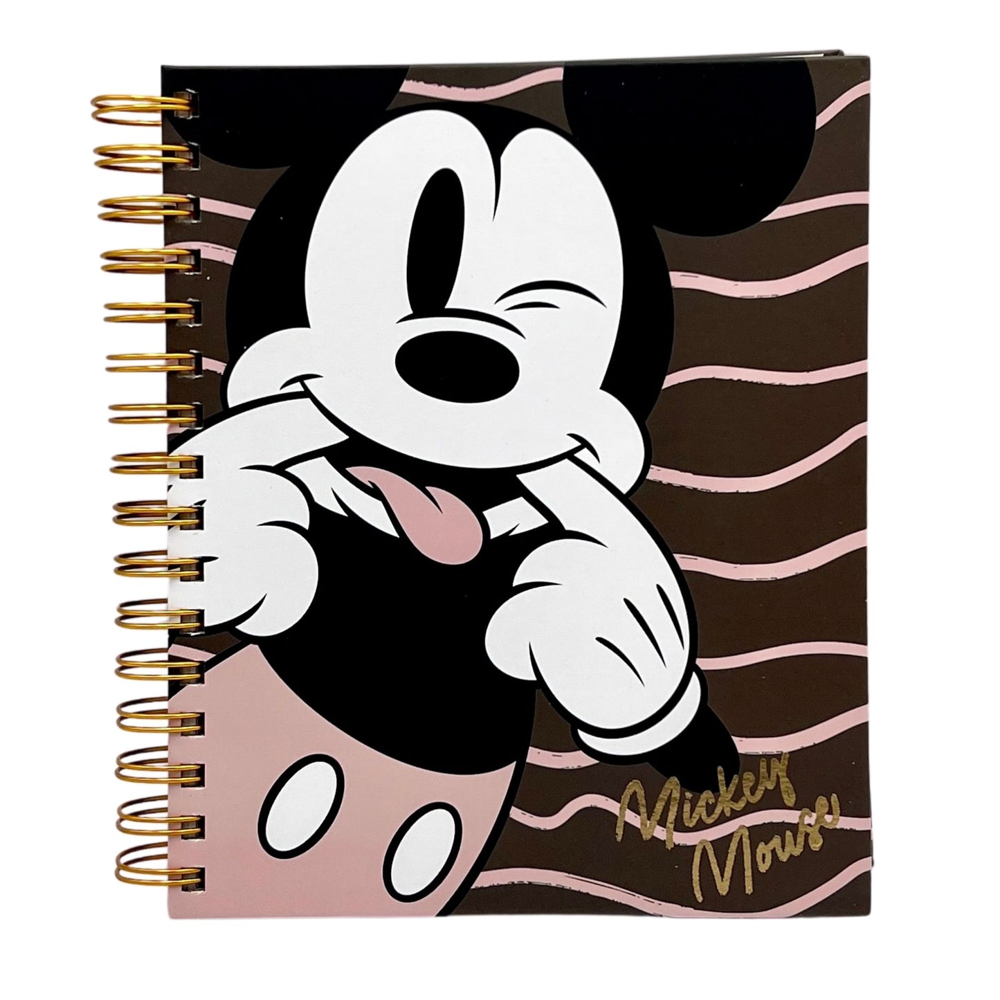 Cuaderno A5 Disney Mickey negro con rayas
