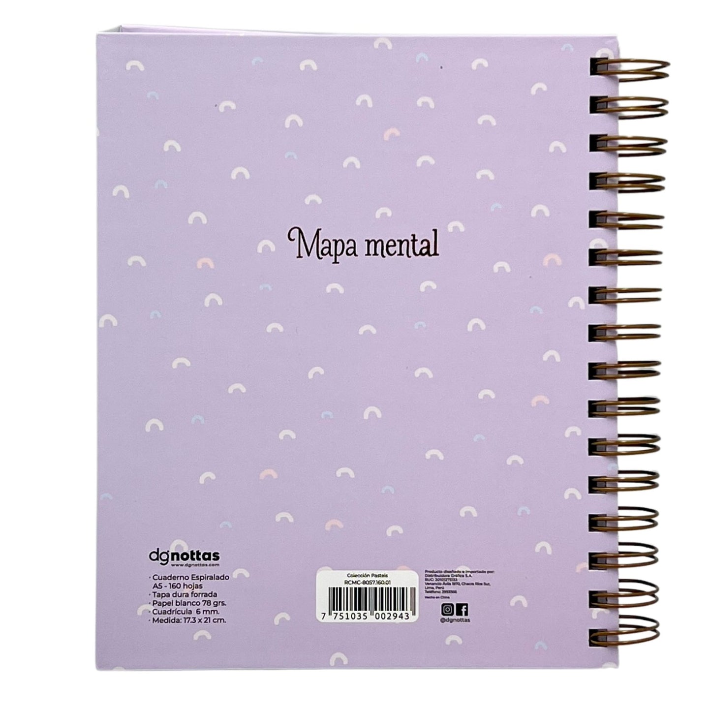 Cuaderno A5 morado