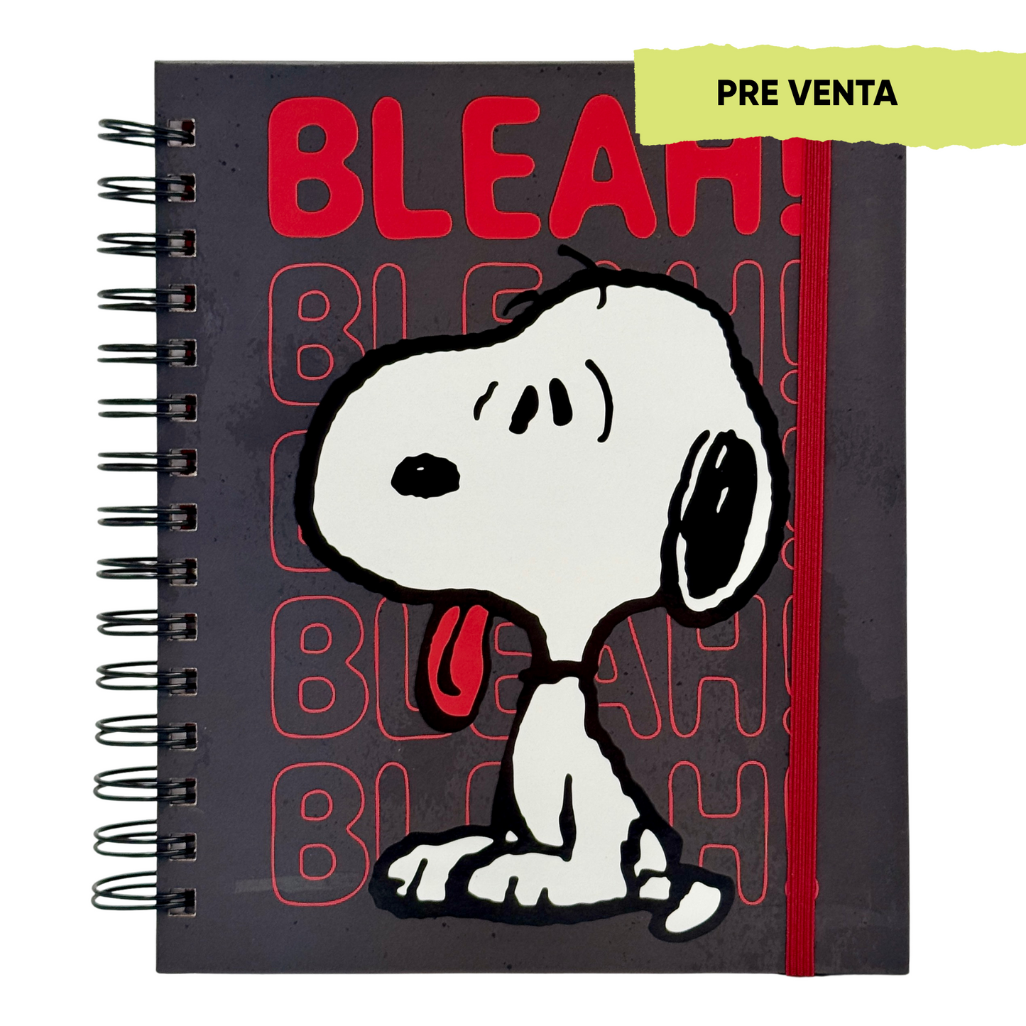 Agenda Snoopy 2026 (negro)