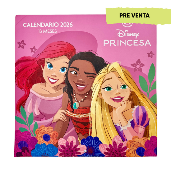 Calendario de Pared 2026 Princesas