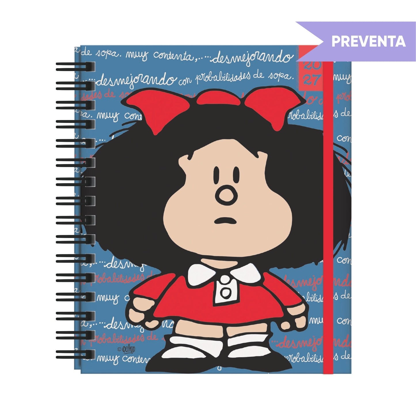 Agenda  2027 Mafalda (azul)