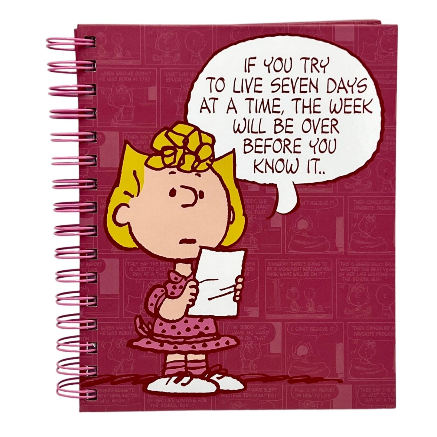 Cuaderno A5 Snoopy rosado