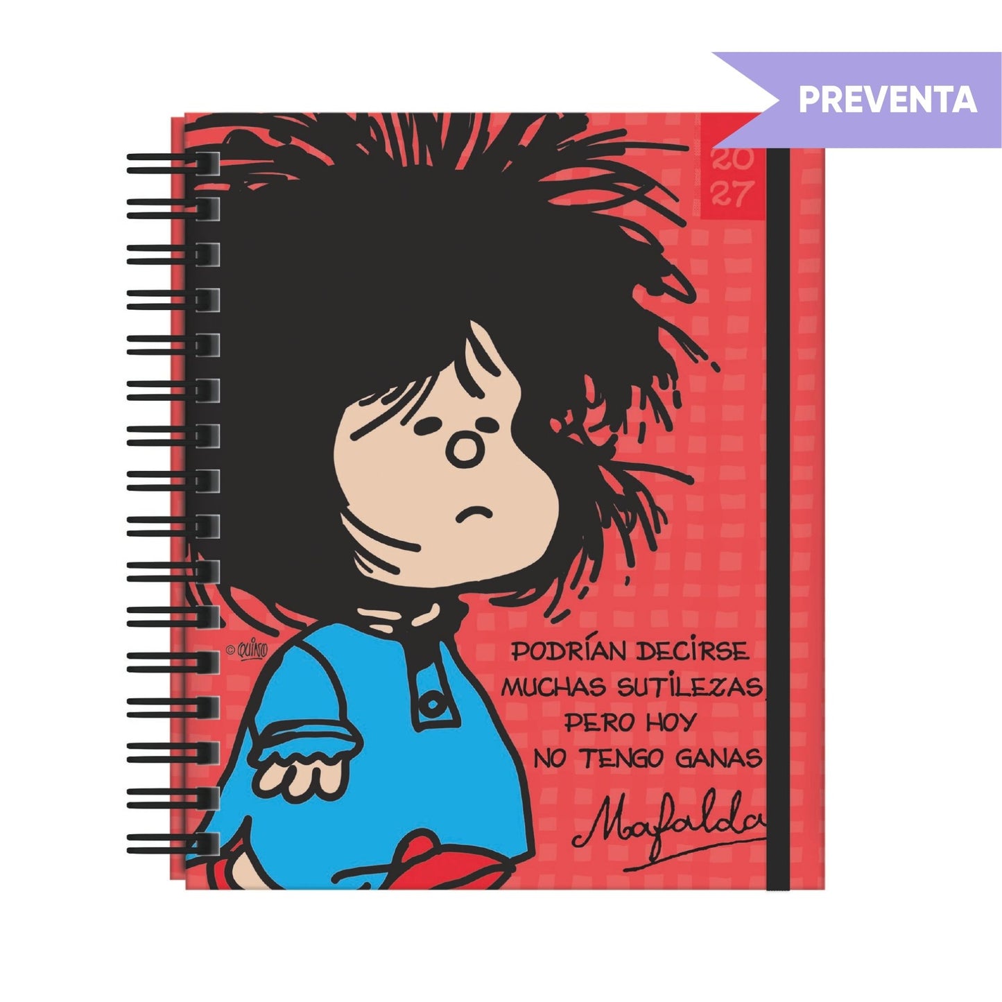 Agenda  2027 Mafalda (roja)