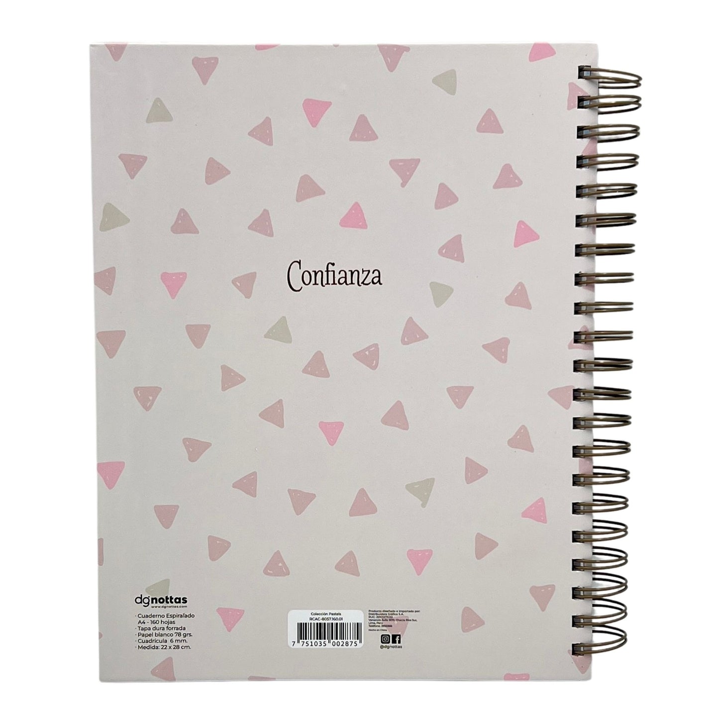 Cuaderno A4 Pastel crema