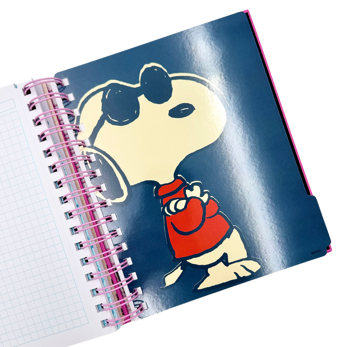 Cuaderno A5 Snoopy (fucsia)