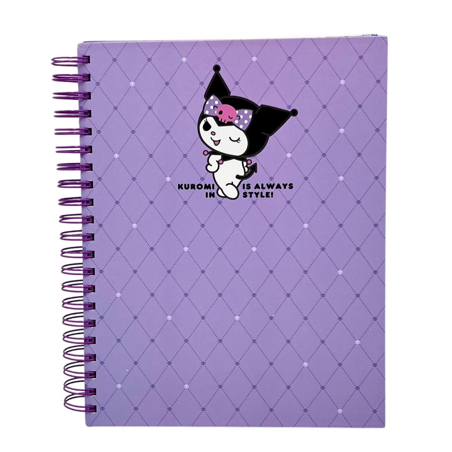Cuaderno A4 kuromi modelo 1 morado