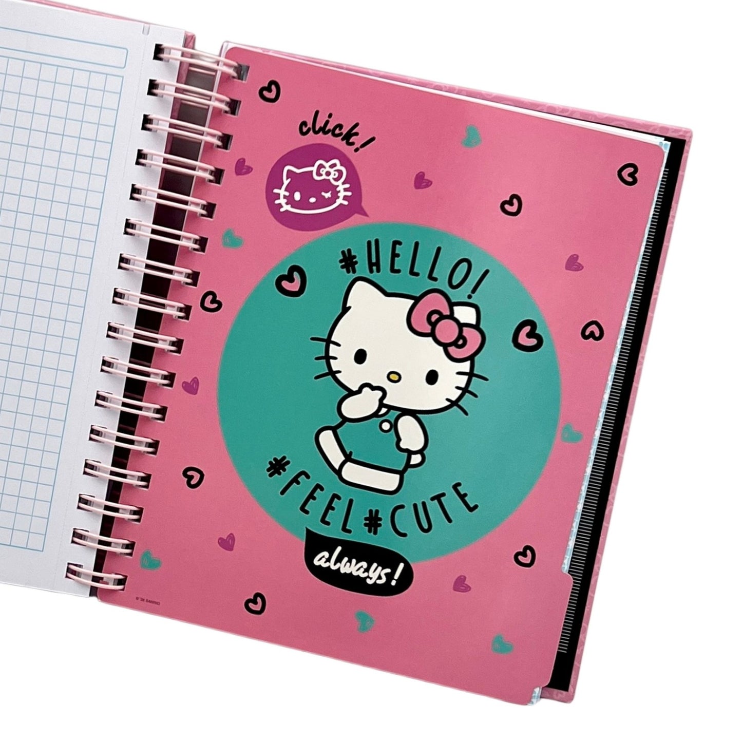 Cuaderno A5 Hello Kitty modelo 3 celeste