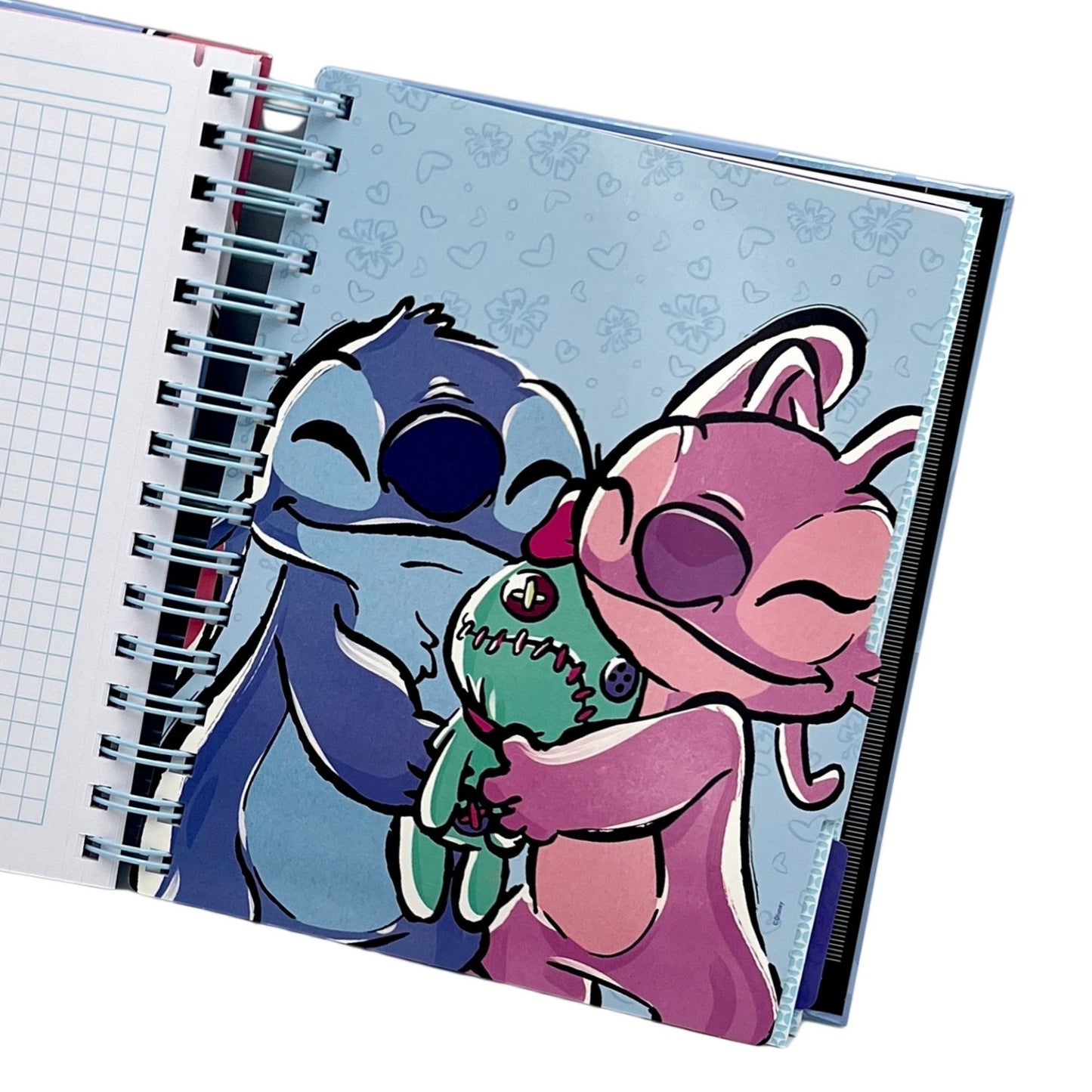 Cuaderno A5 Stitch celeste