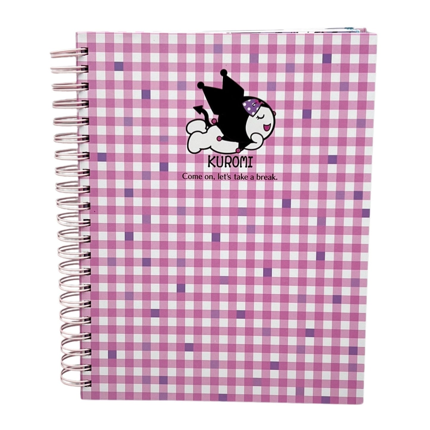 Cuaderno A4 kuromi modelo 2 rosado