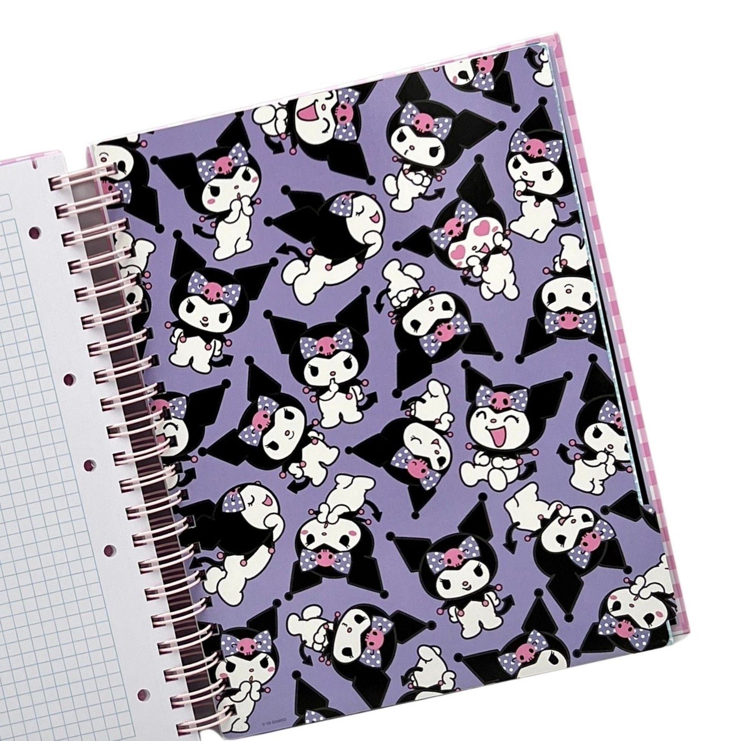 Cuaderno A4 kuromi modelo 1 morado