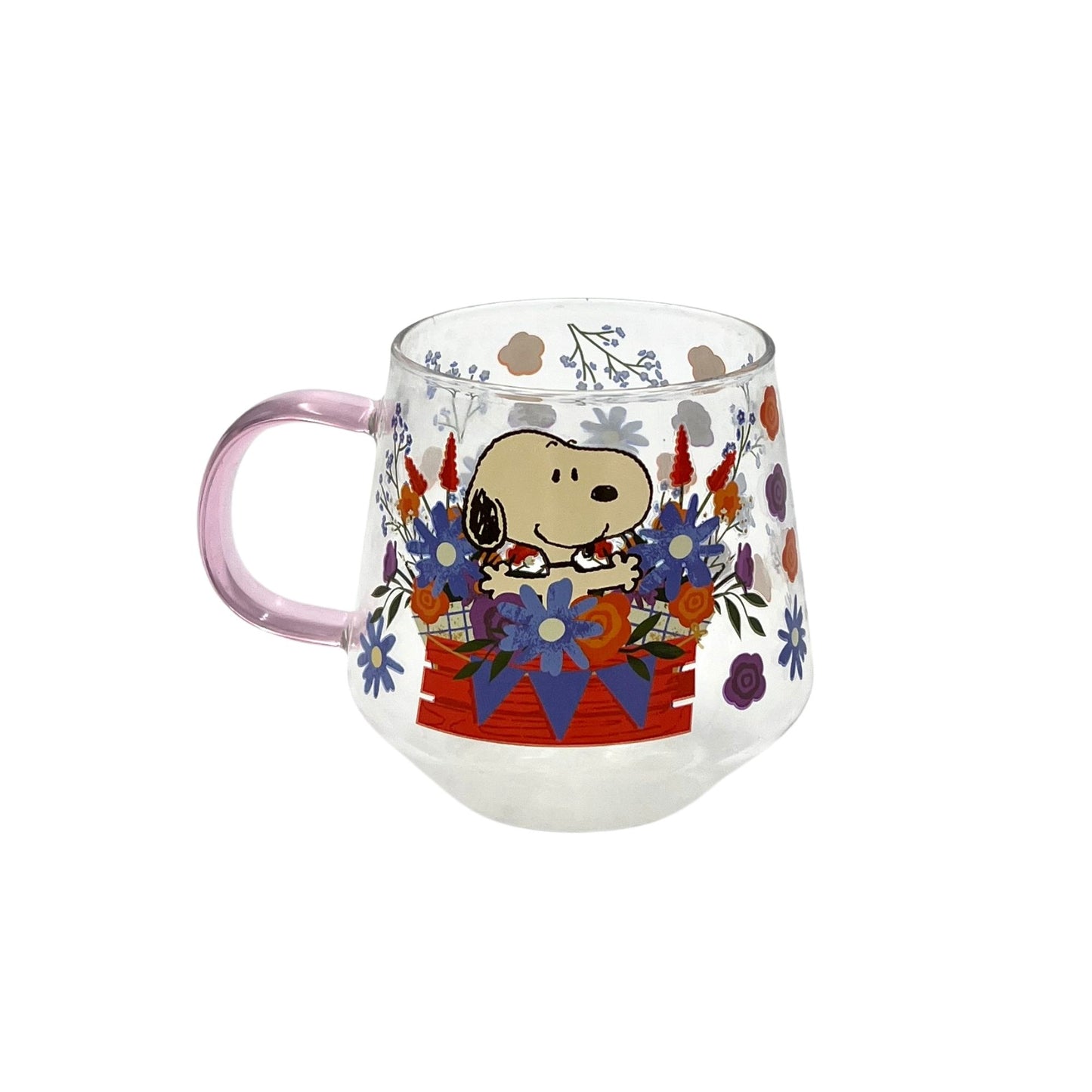 Taza Snoopy transparente