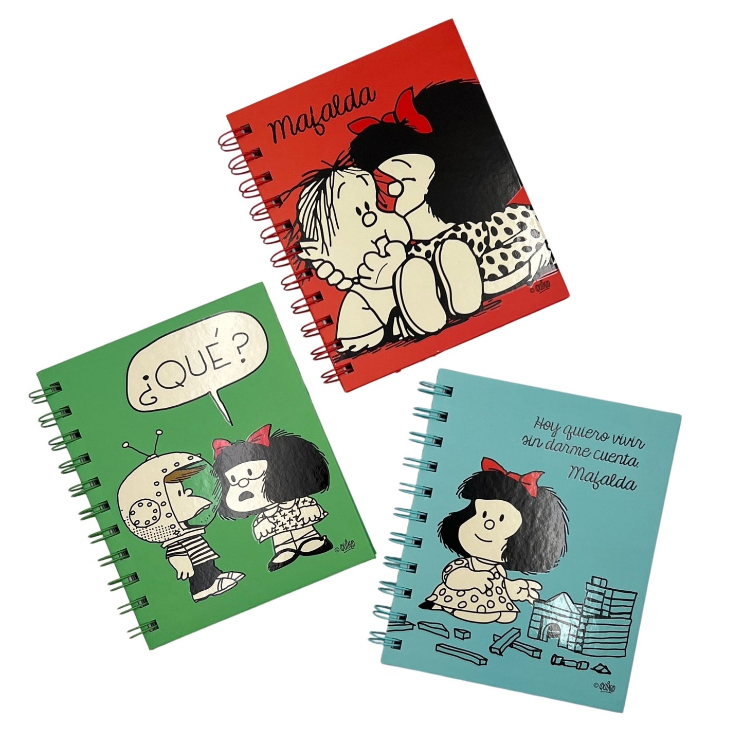 Libreta A6 Mafalda celeste