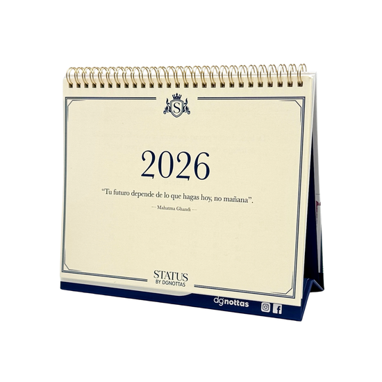 Calendario escritorio 2026 ejecutivo