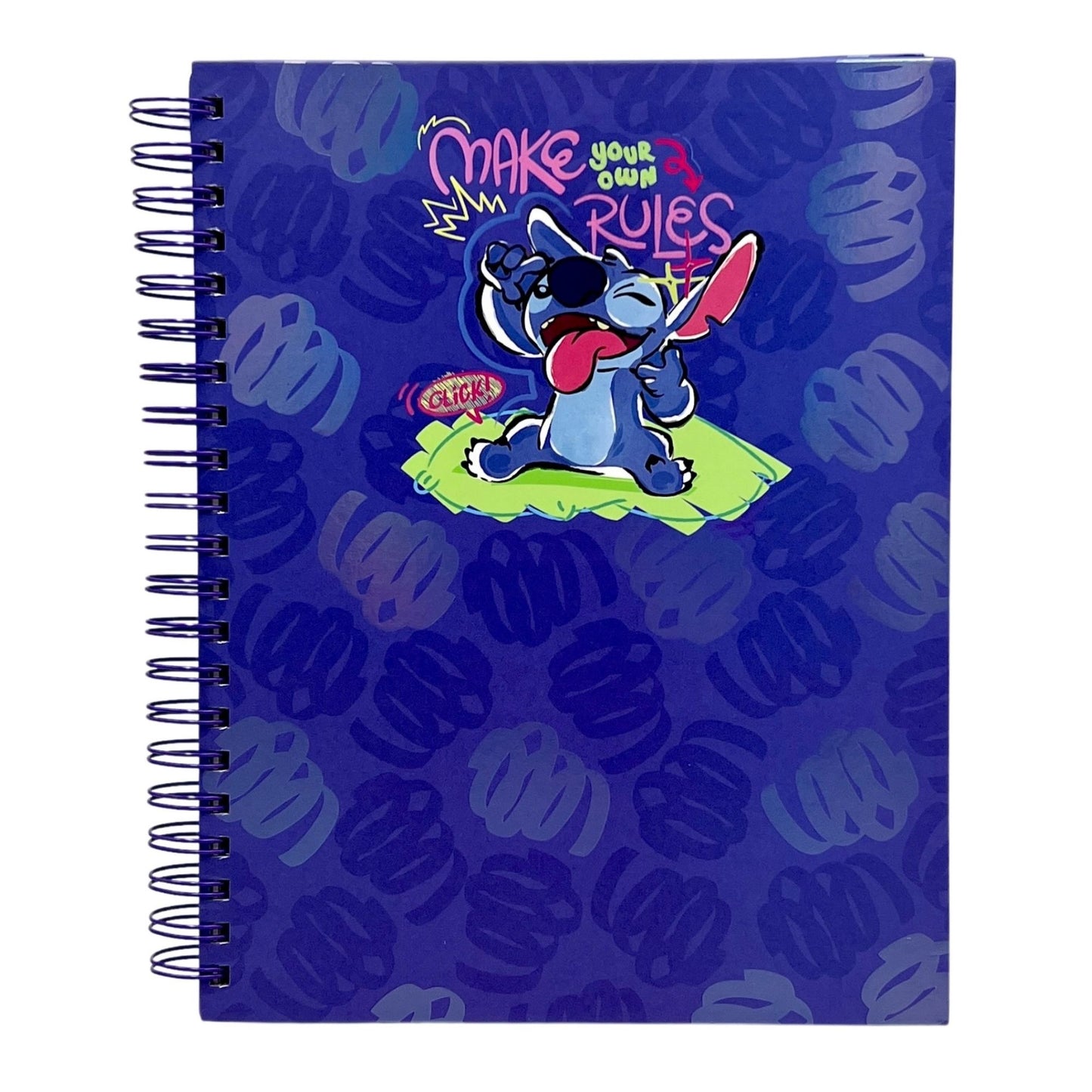 Cuaderno A4 Stitch azul oscuro
