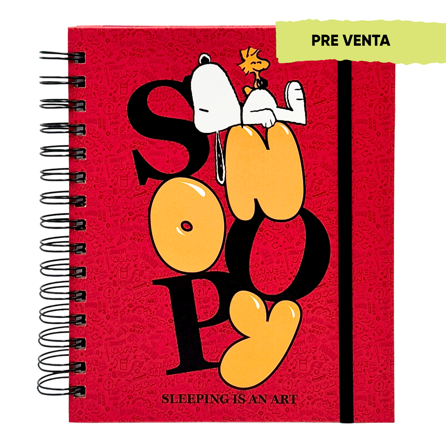 Agenda Snoopy 2026 (rojo)
