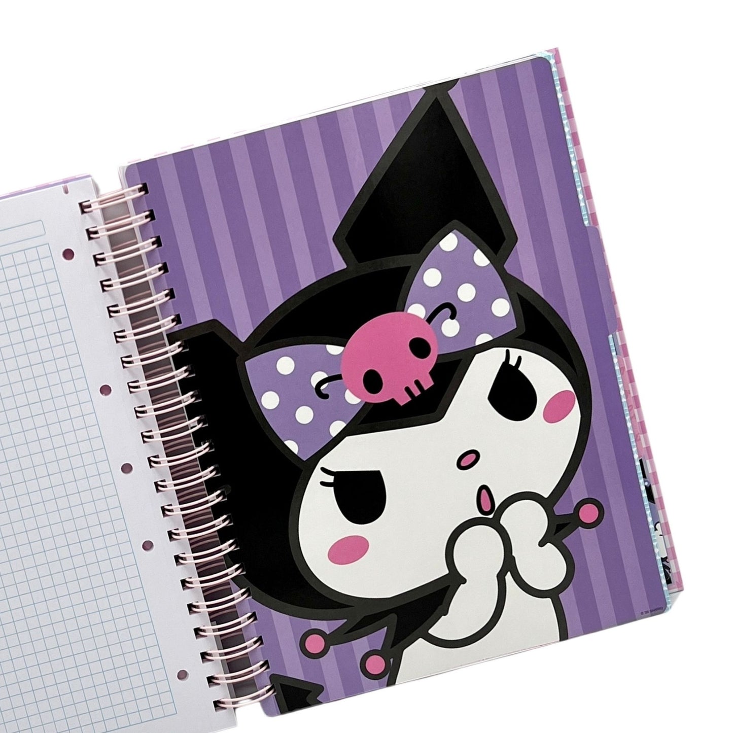 Cuaderno A4 kuromi modelo 2 rosado