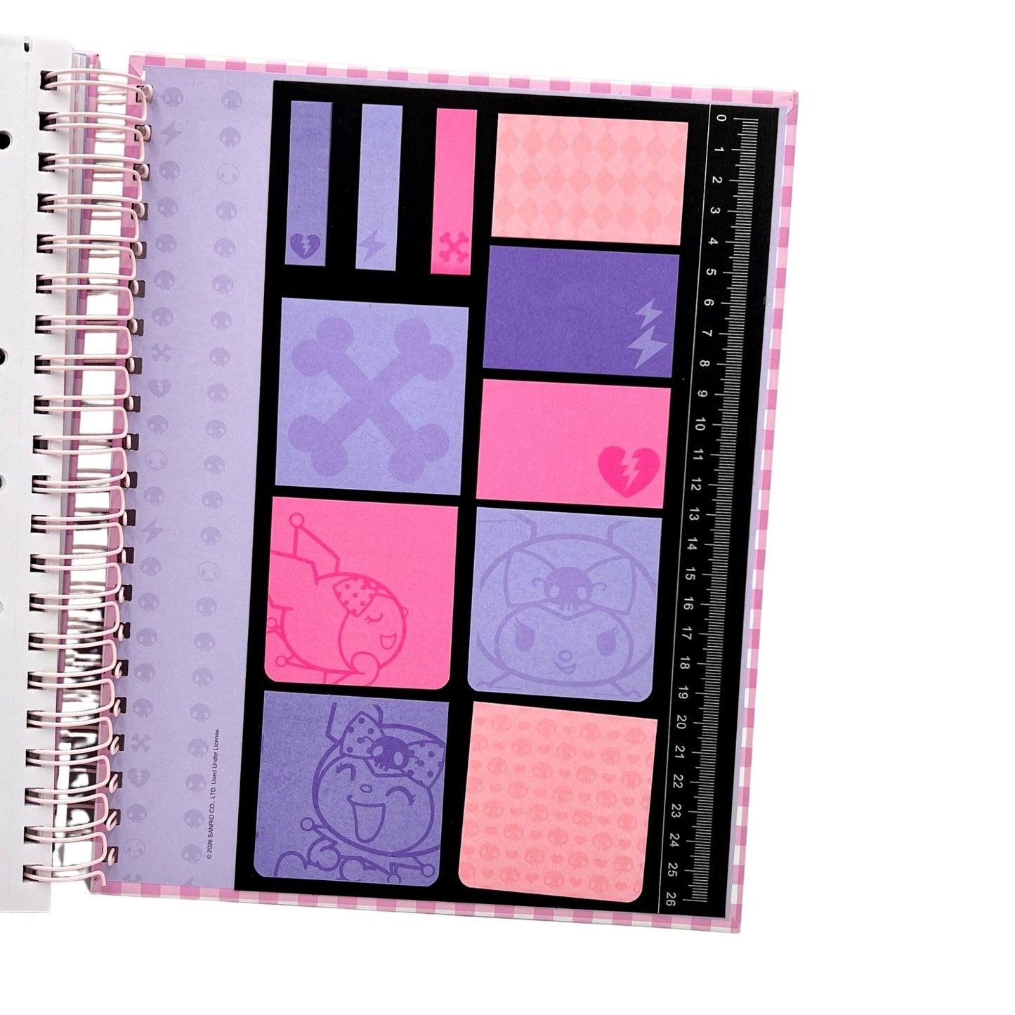 Cuaderno A4 kuromi modelo 1 morado
